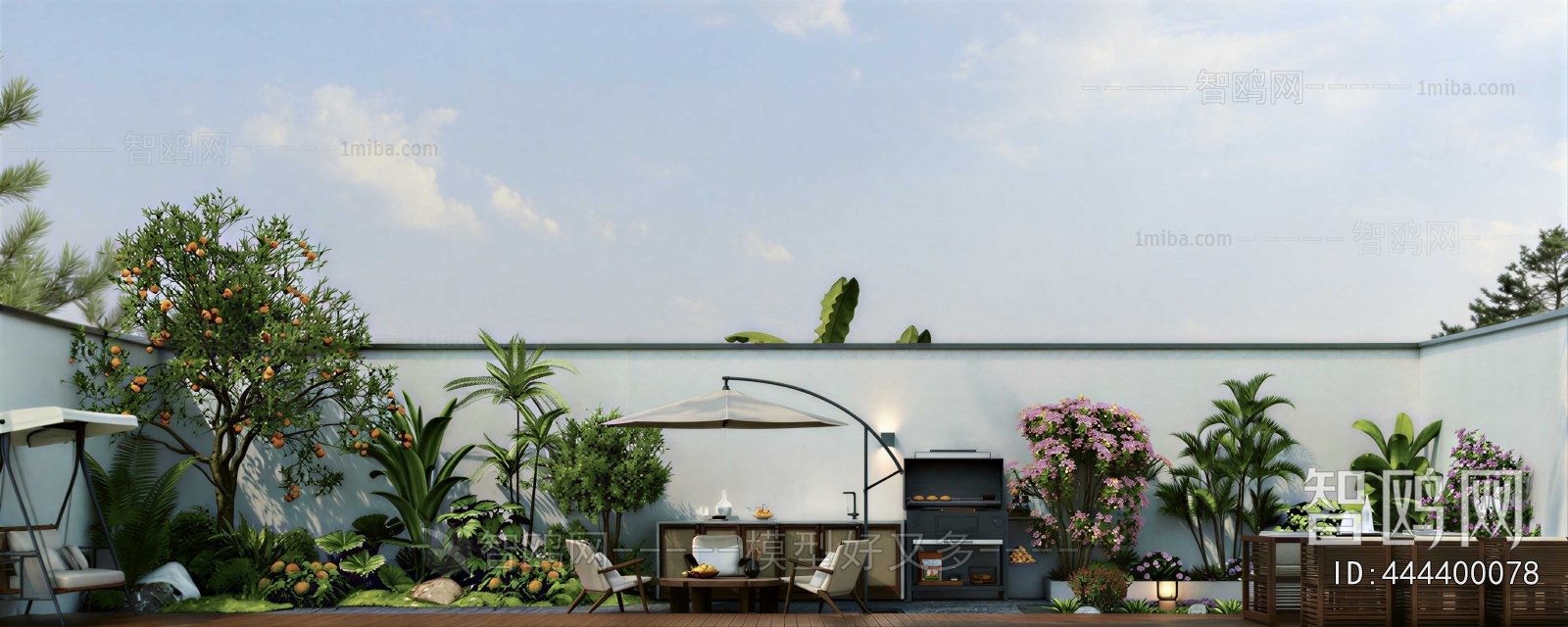 Modern Courtyard/landscape