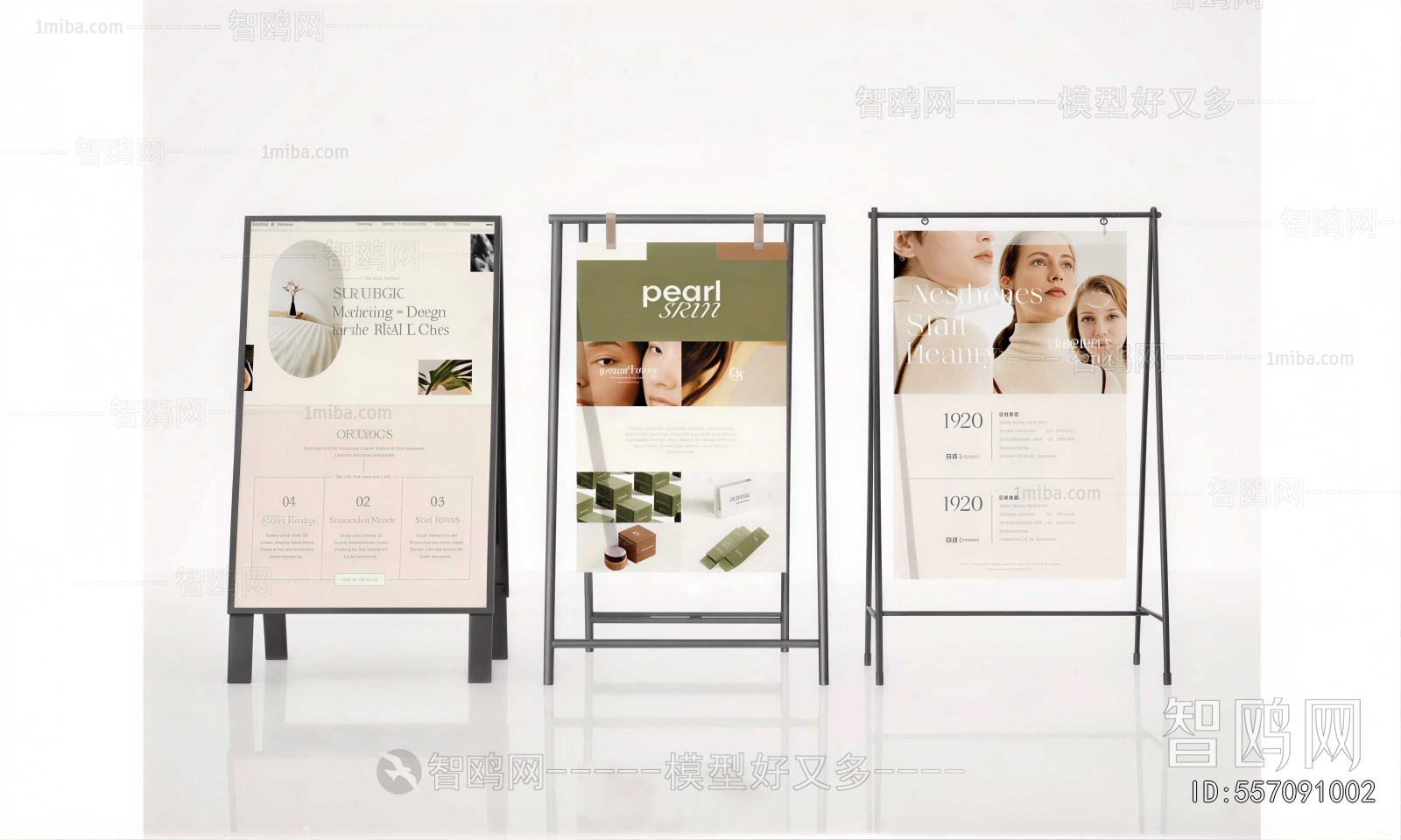 Modern Guide Board/bulletin Board