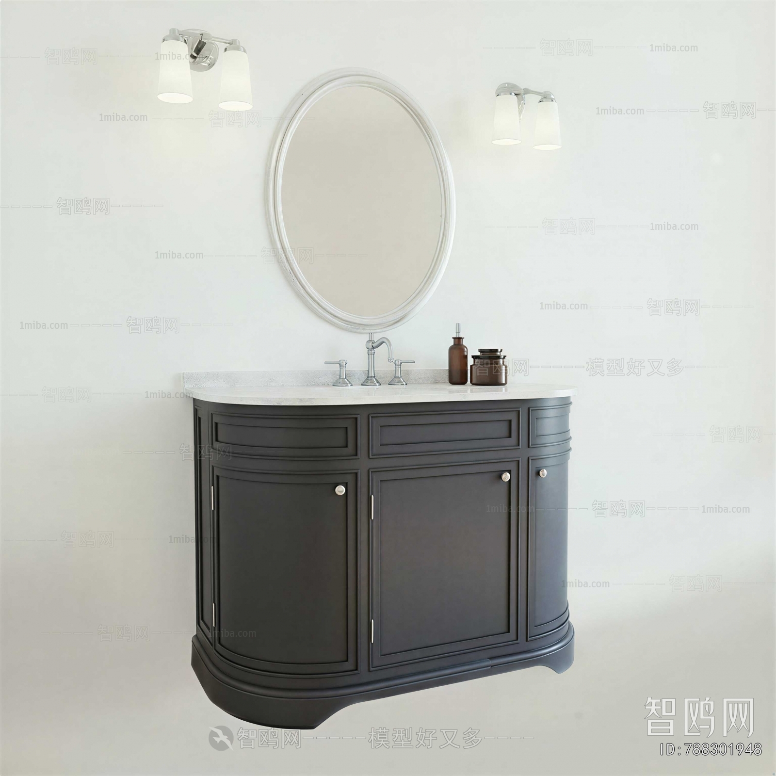 American Style Bathroom Cabinet