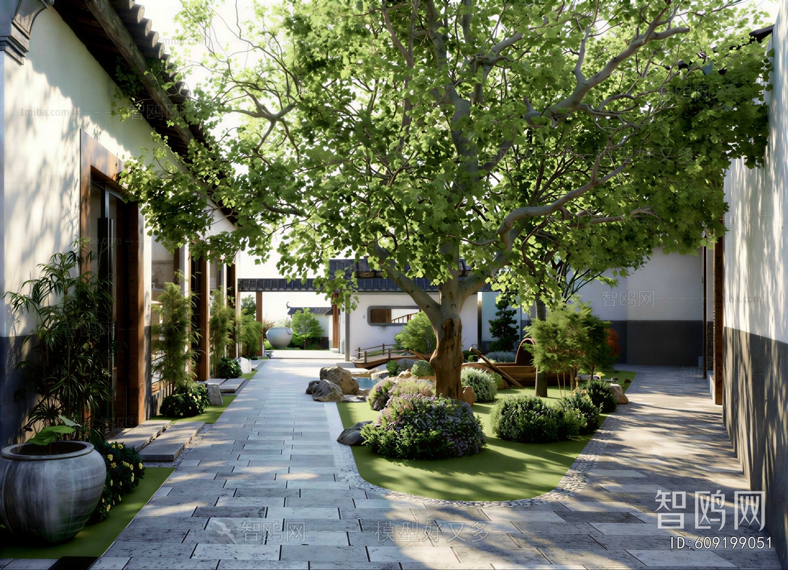 New Chinese Style Courtyard/landscape