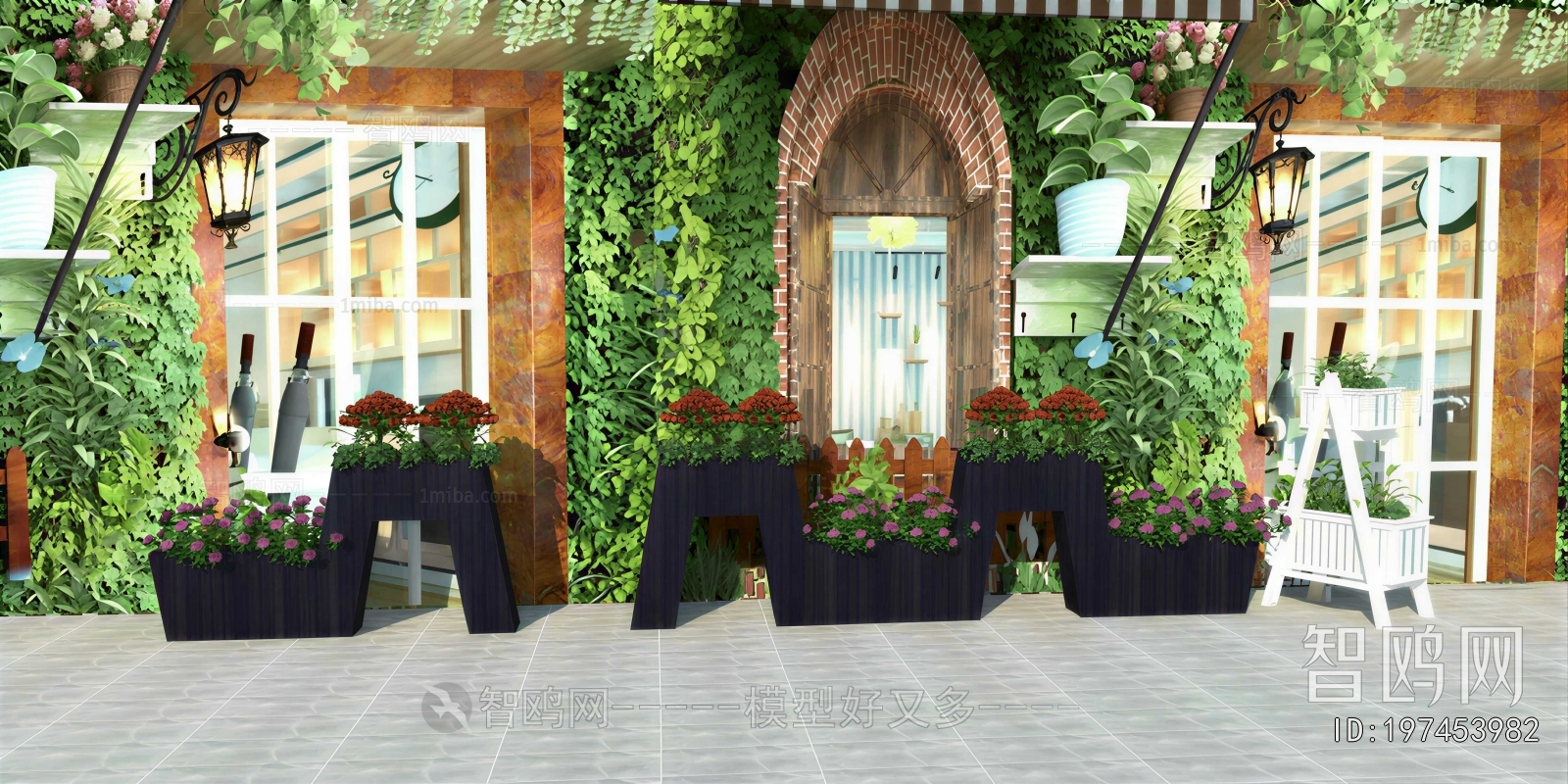 Modern Courtyard/landscape