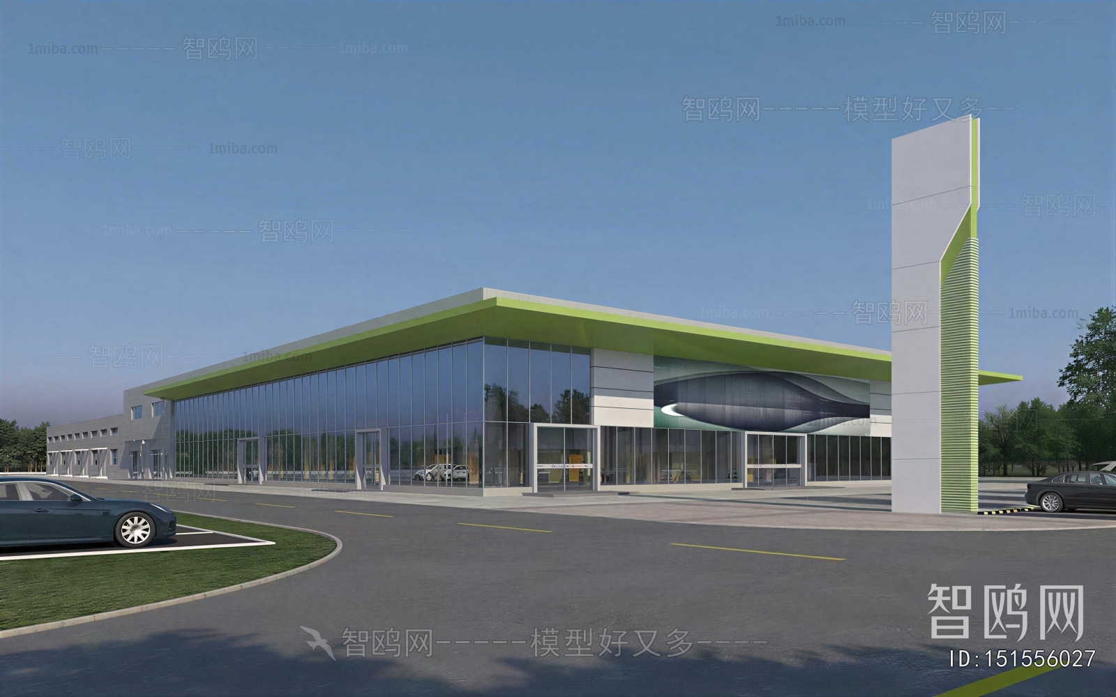 Modern Appearance Of Commercial Building