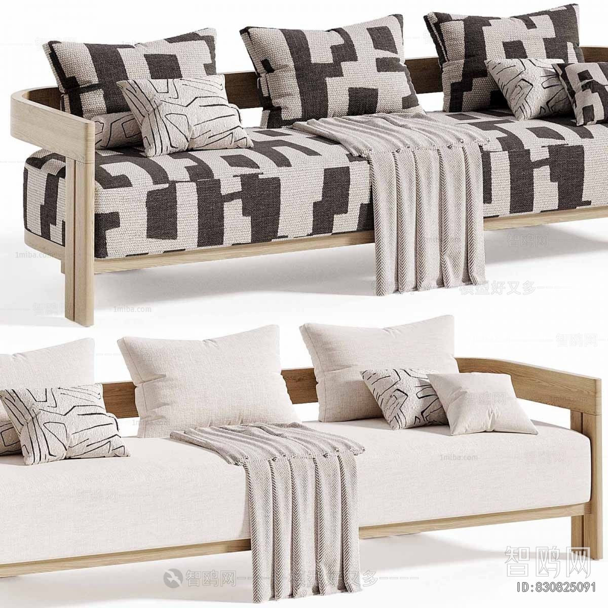 Modern Three-seat Sofa