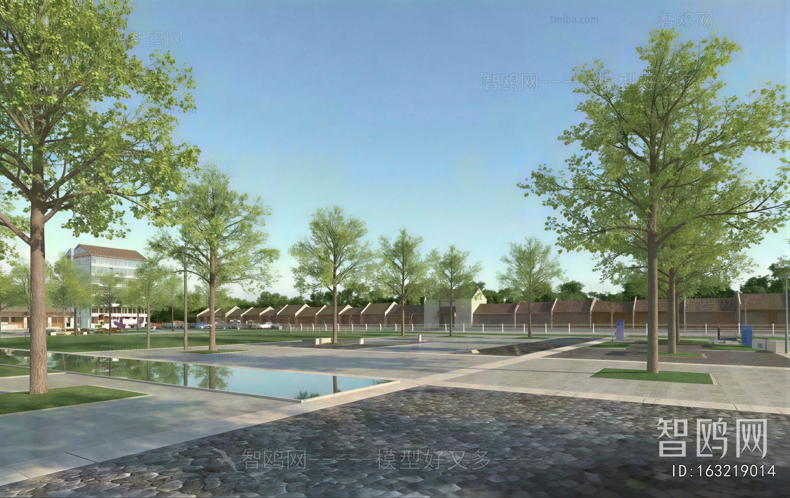 Modern Park Landscape