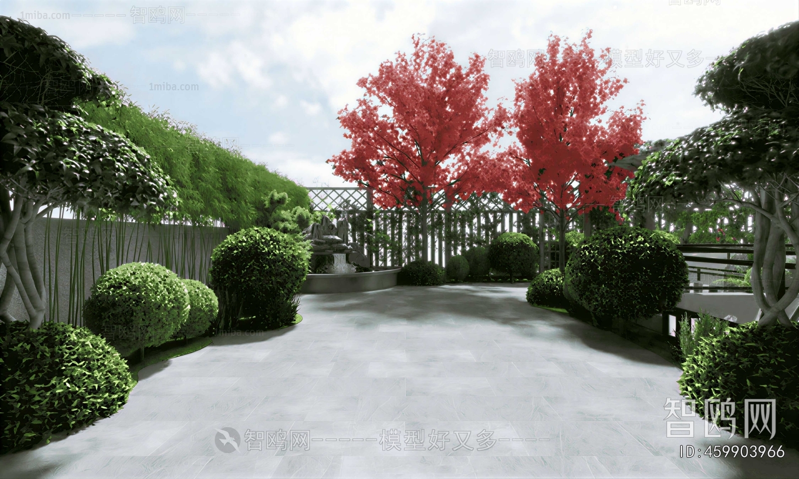 Modern Courtyard/landscape