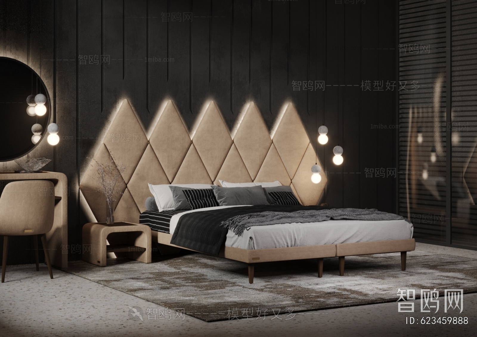 Modern Double Bed
