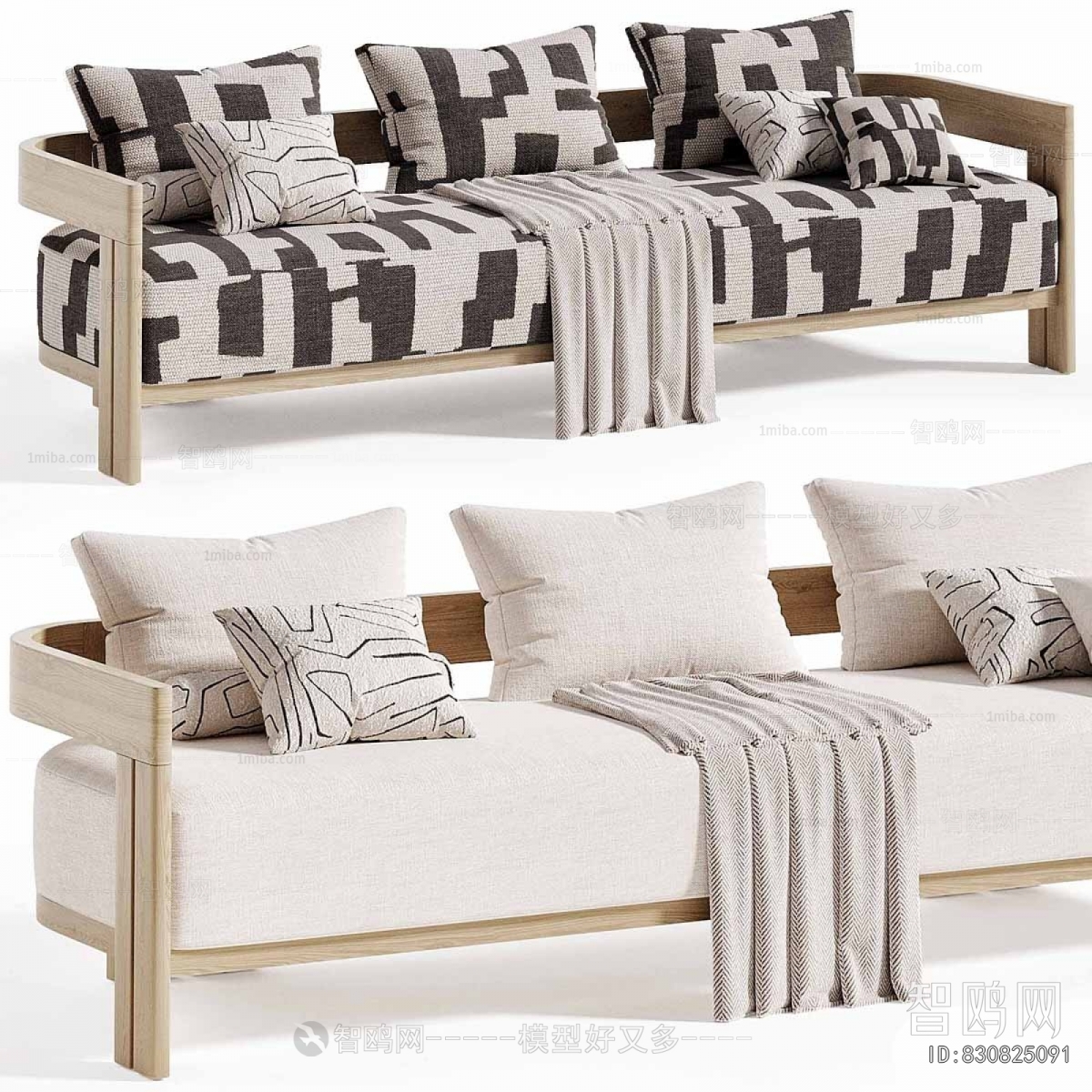 Modern Three-seat Sofa