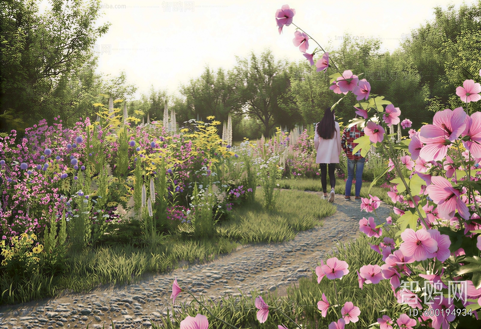 Modern Park Landscape