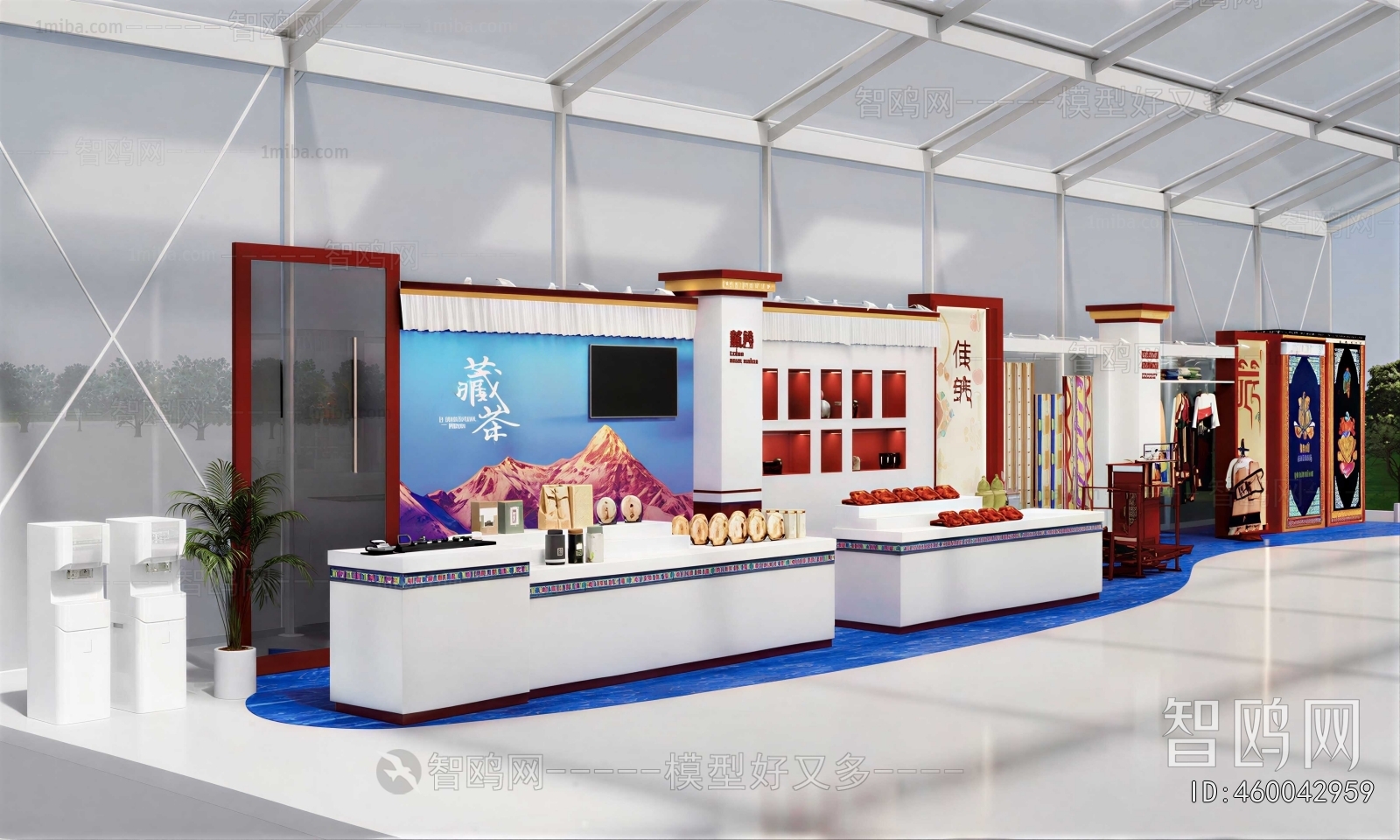 New Chinese Style Exhibition Hall