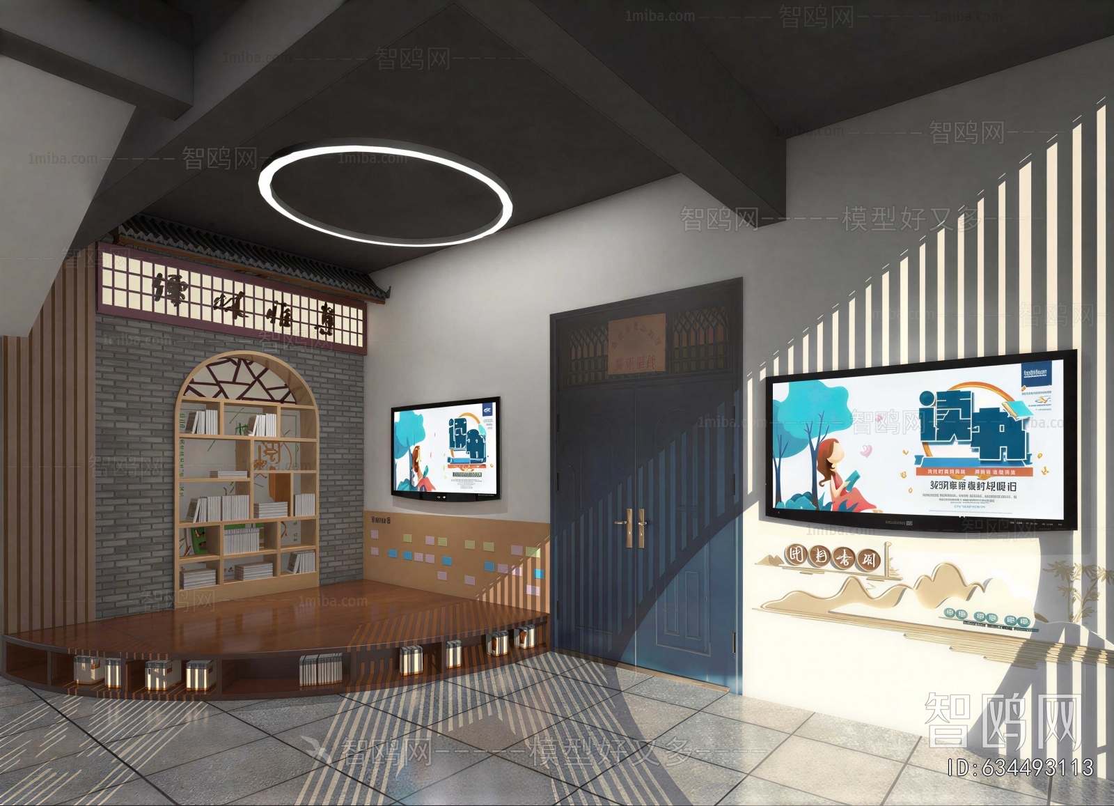 New Chinese Style Exhibition Hall