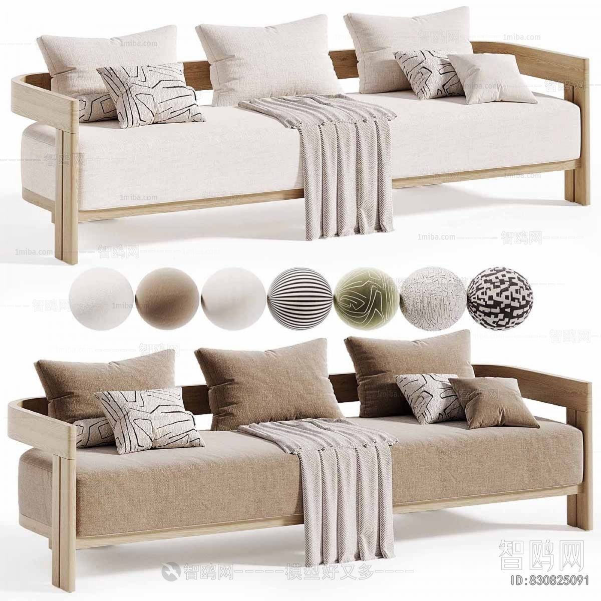 Modern Three-seat Sofa