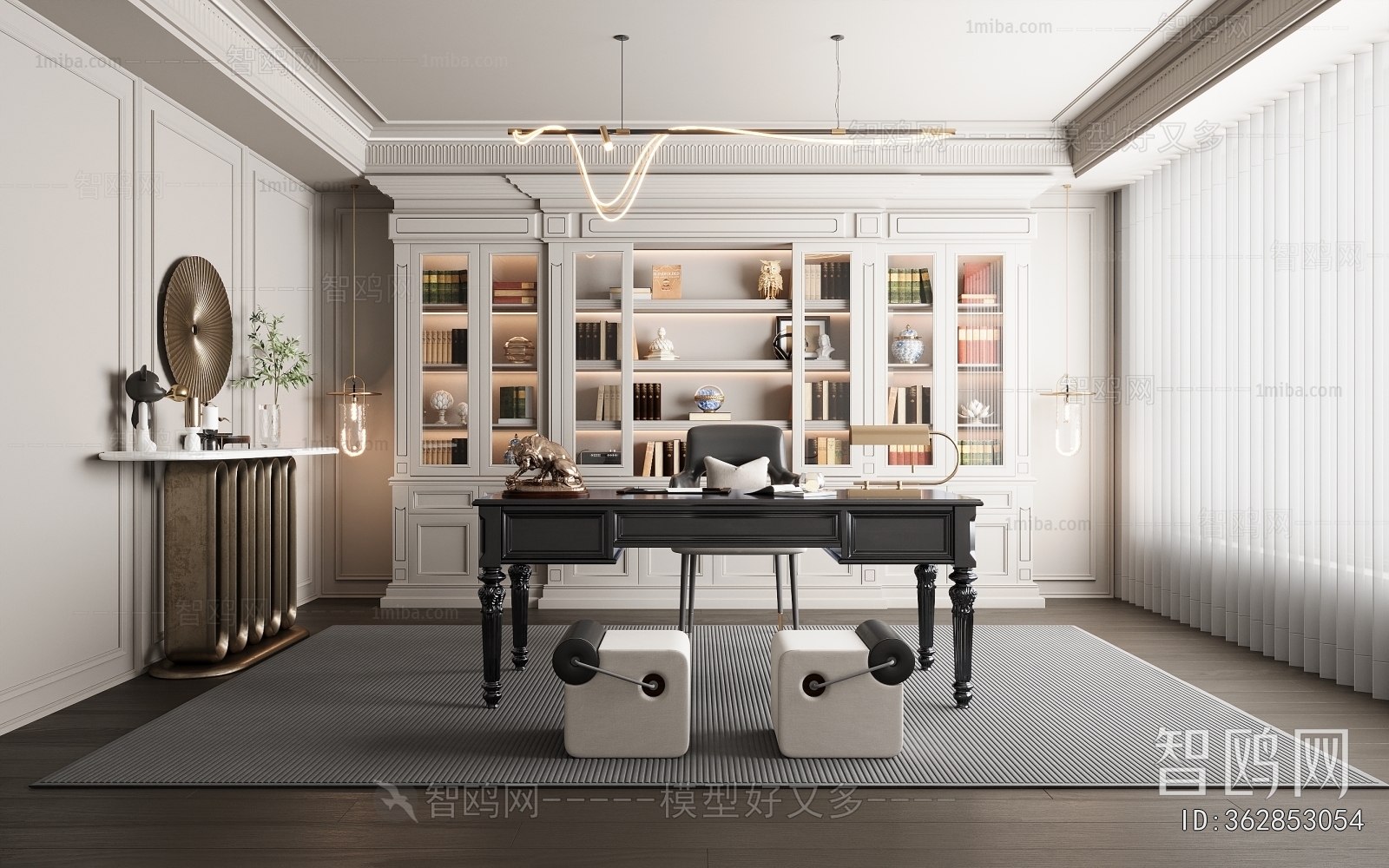American Style Study Space