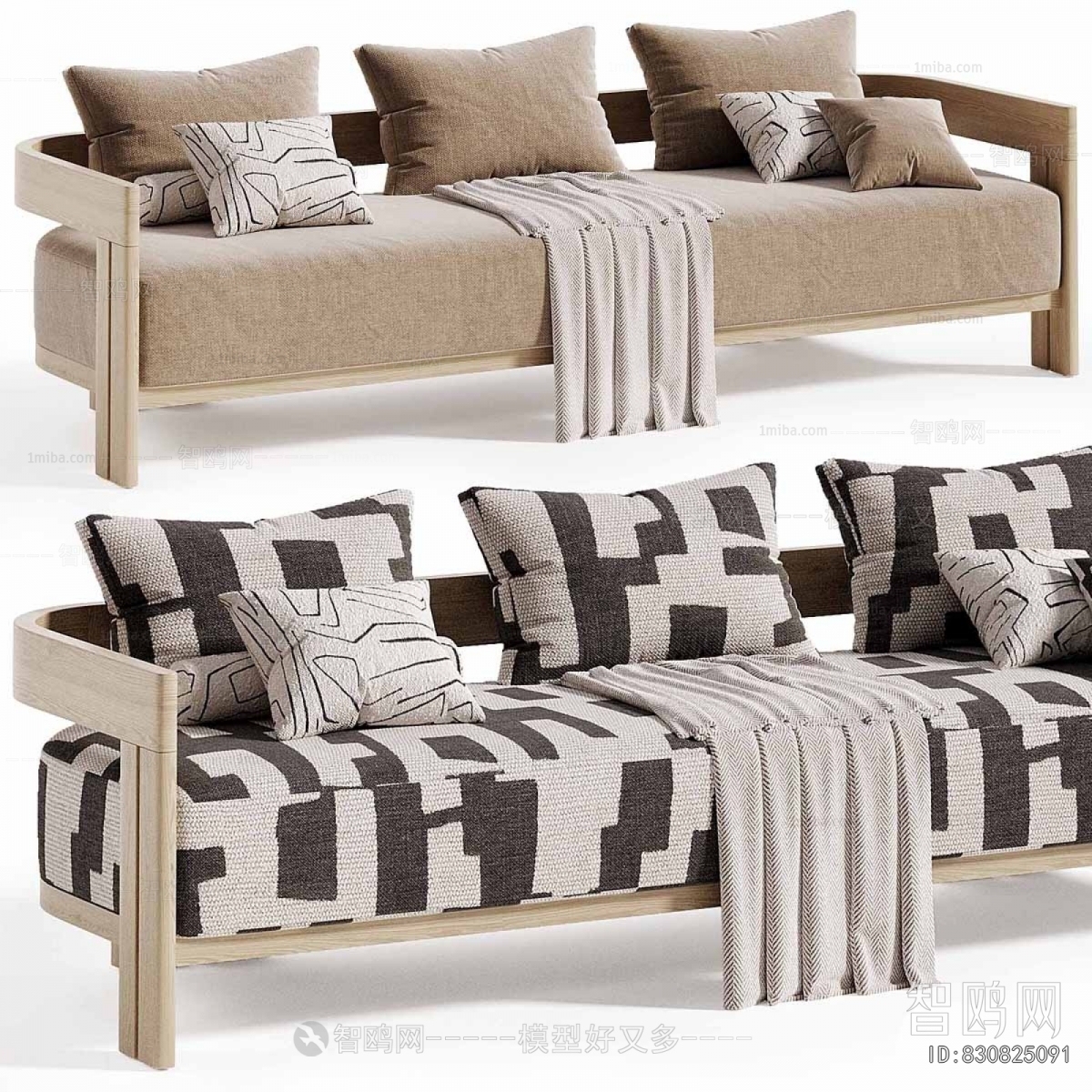 Modern Three-seat Sofa