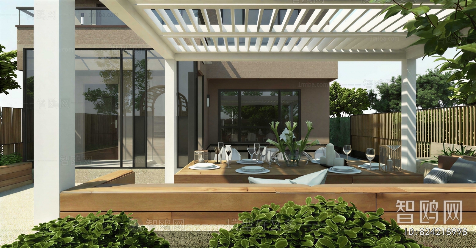 Modern Courtyard/landscape