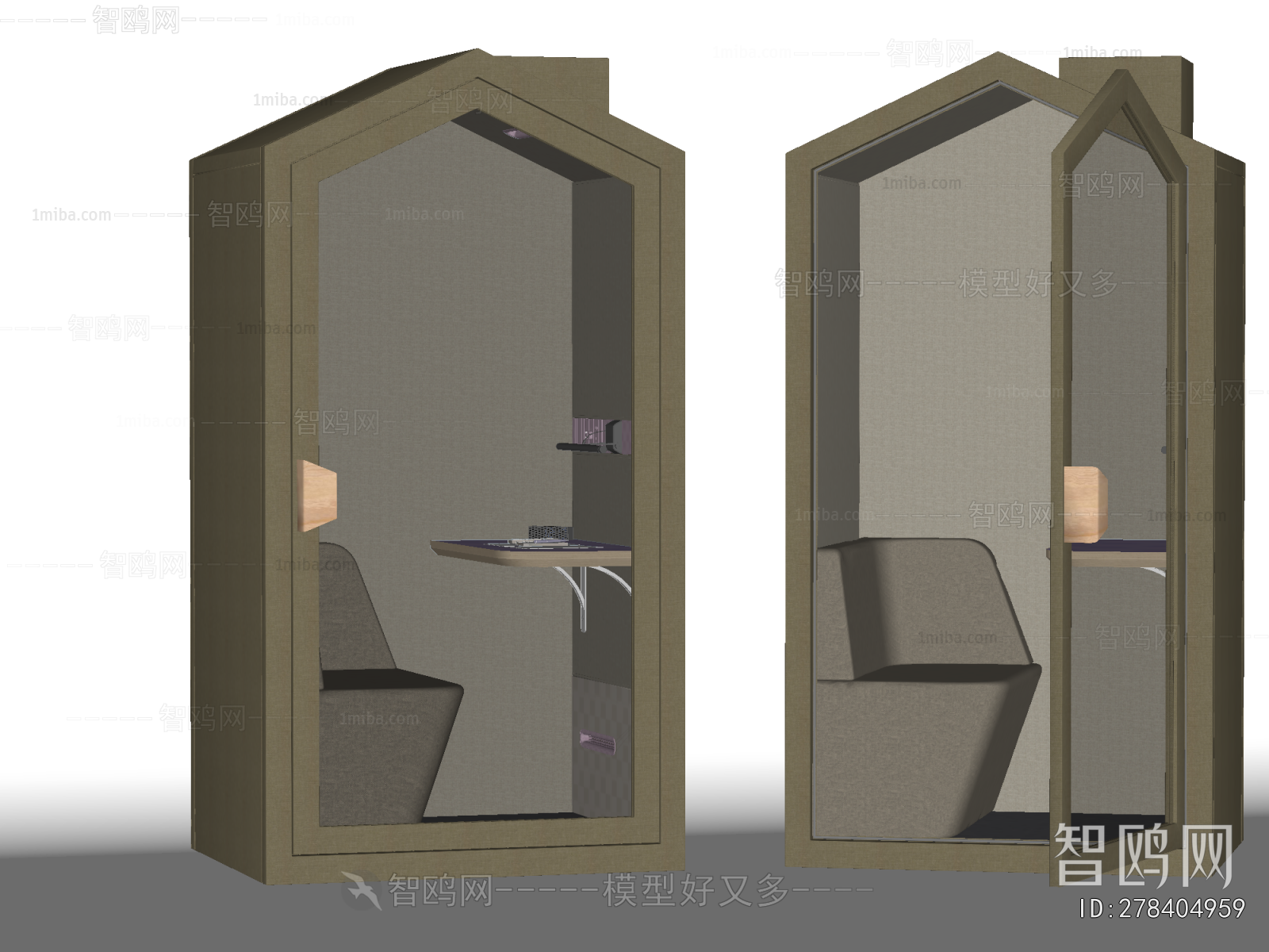 Modern Office Negotiation Area