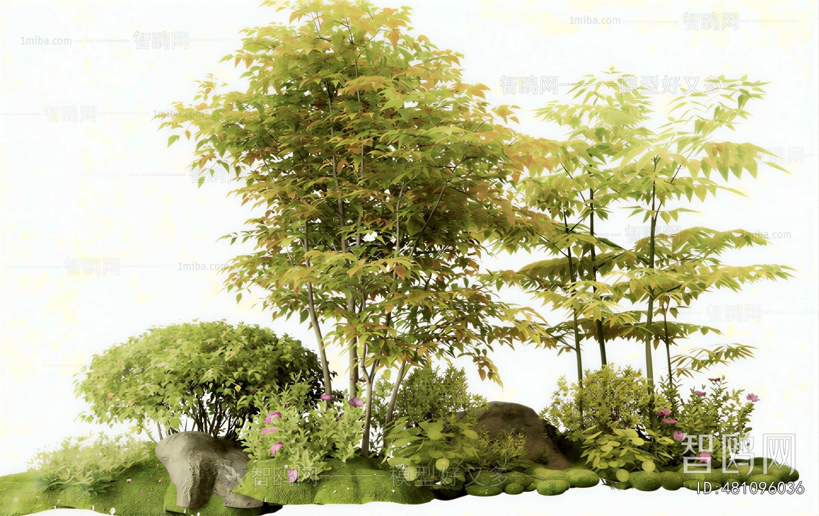 New Chinese Style Plant Landscaping
