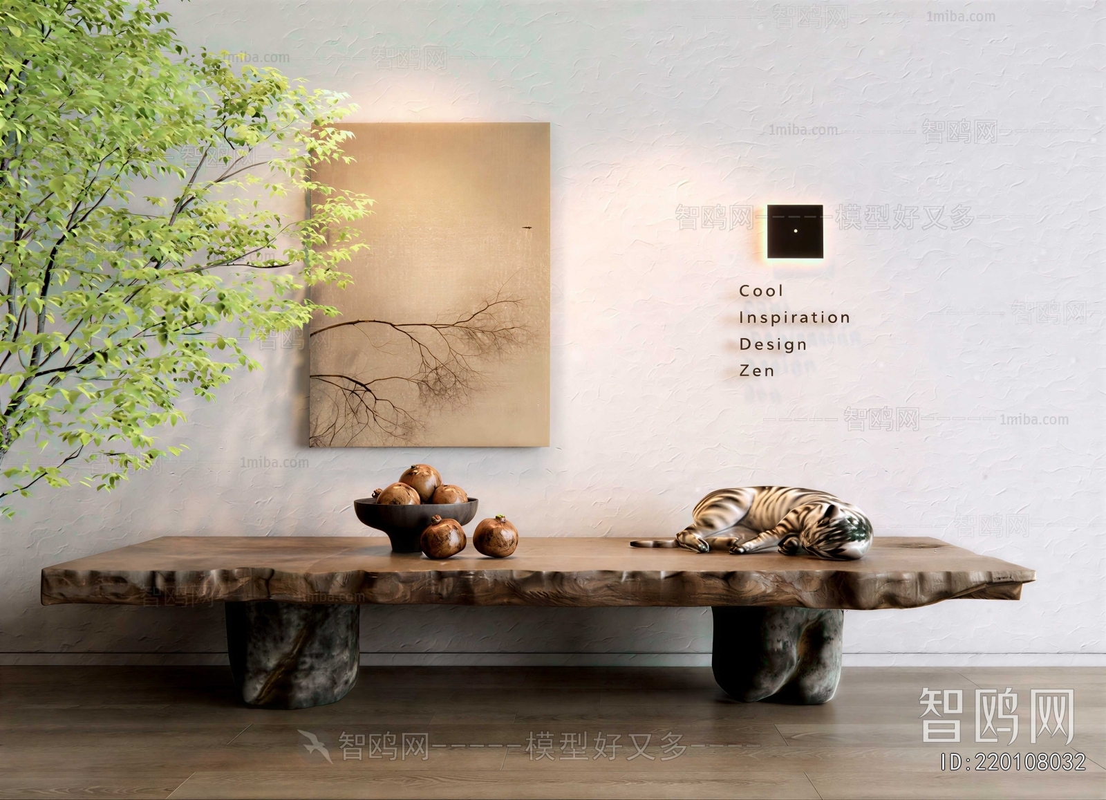 Wabi-sabi Style Console