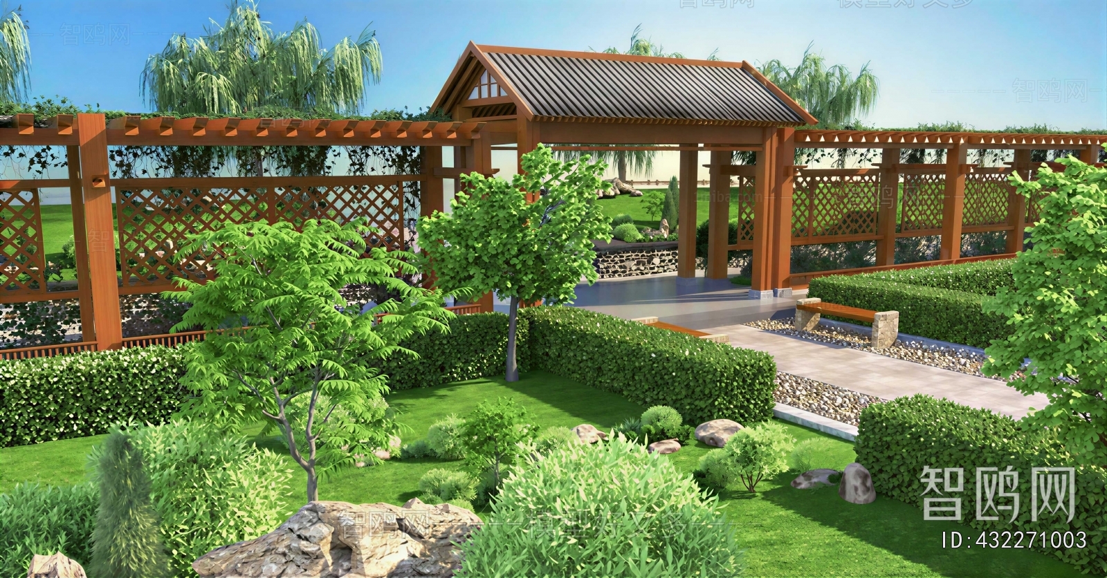 Chinese Style Courtyard/landscape