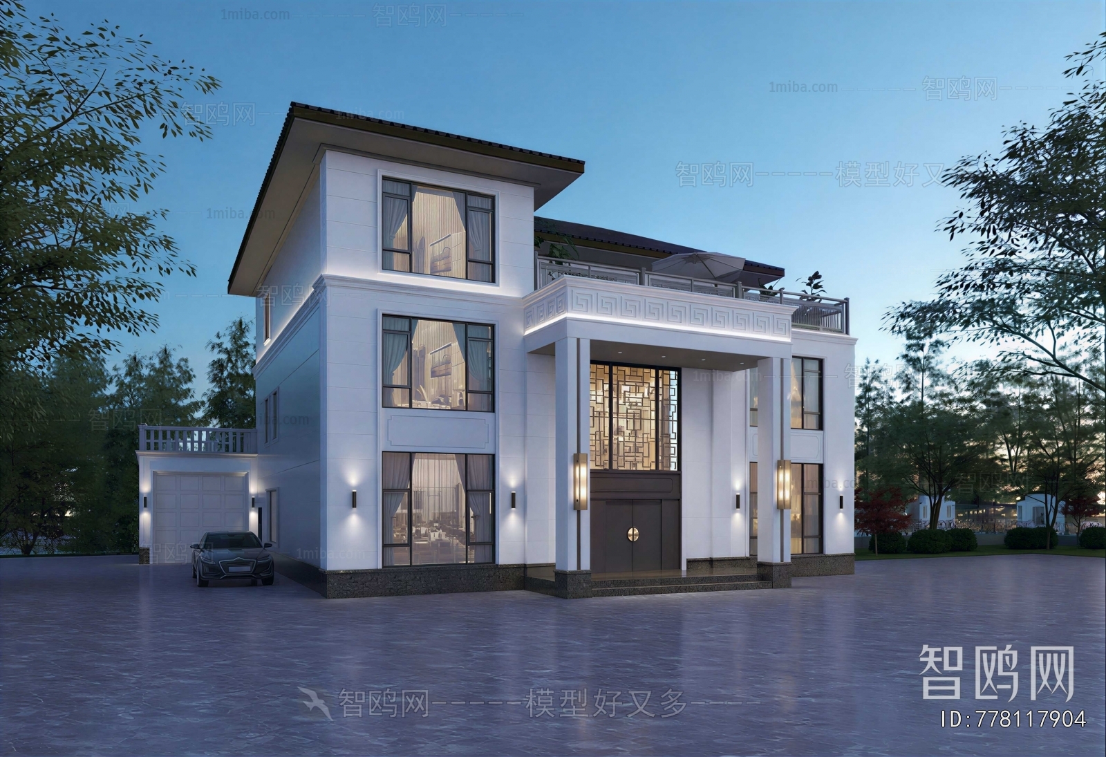 New Chinese Style Detached Villa
