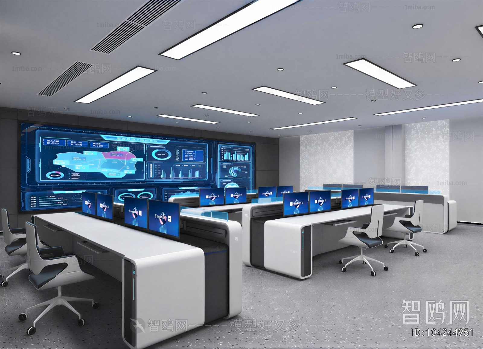 Modern Monitor Room