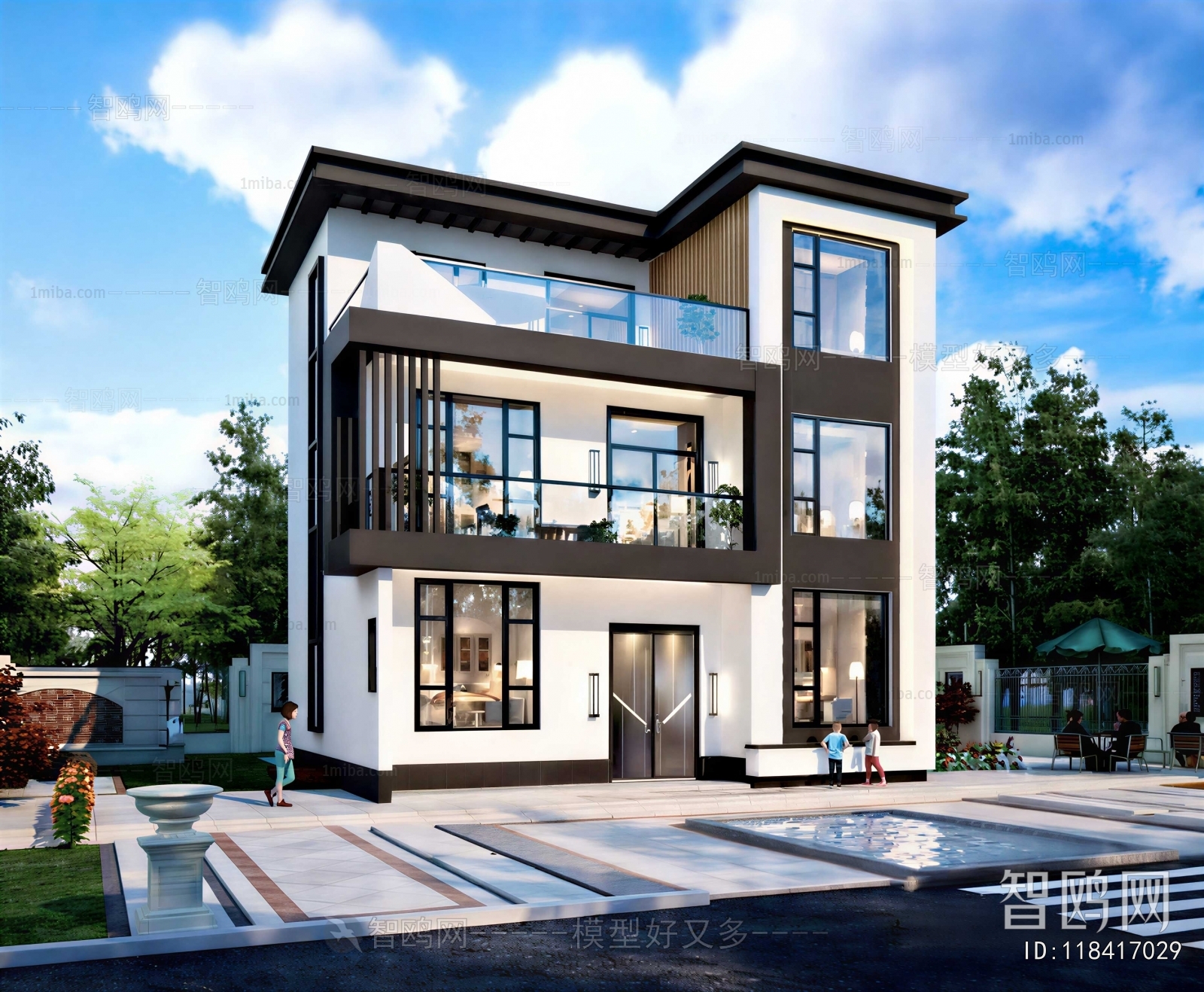 New Chinese Style Detached Villa