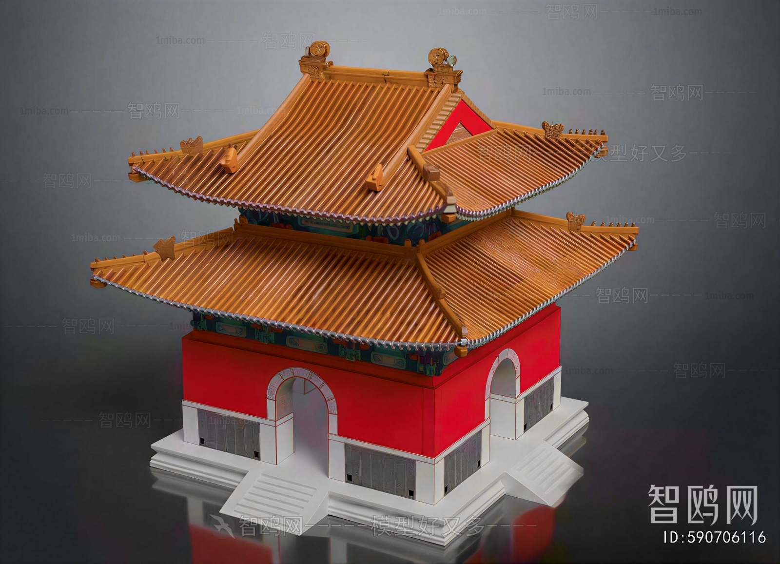 Chinese Style Ancient Architectural Buildings