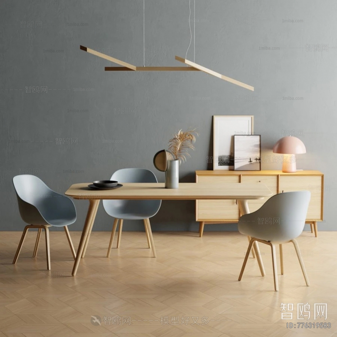 Nordic Style Dining Table And Chairs