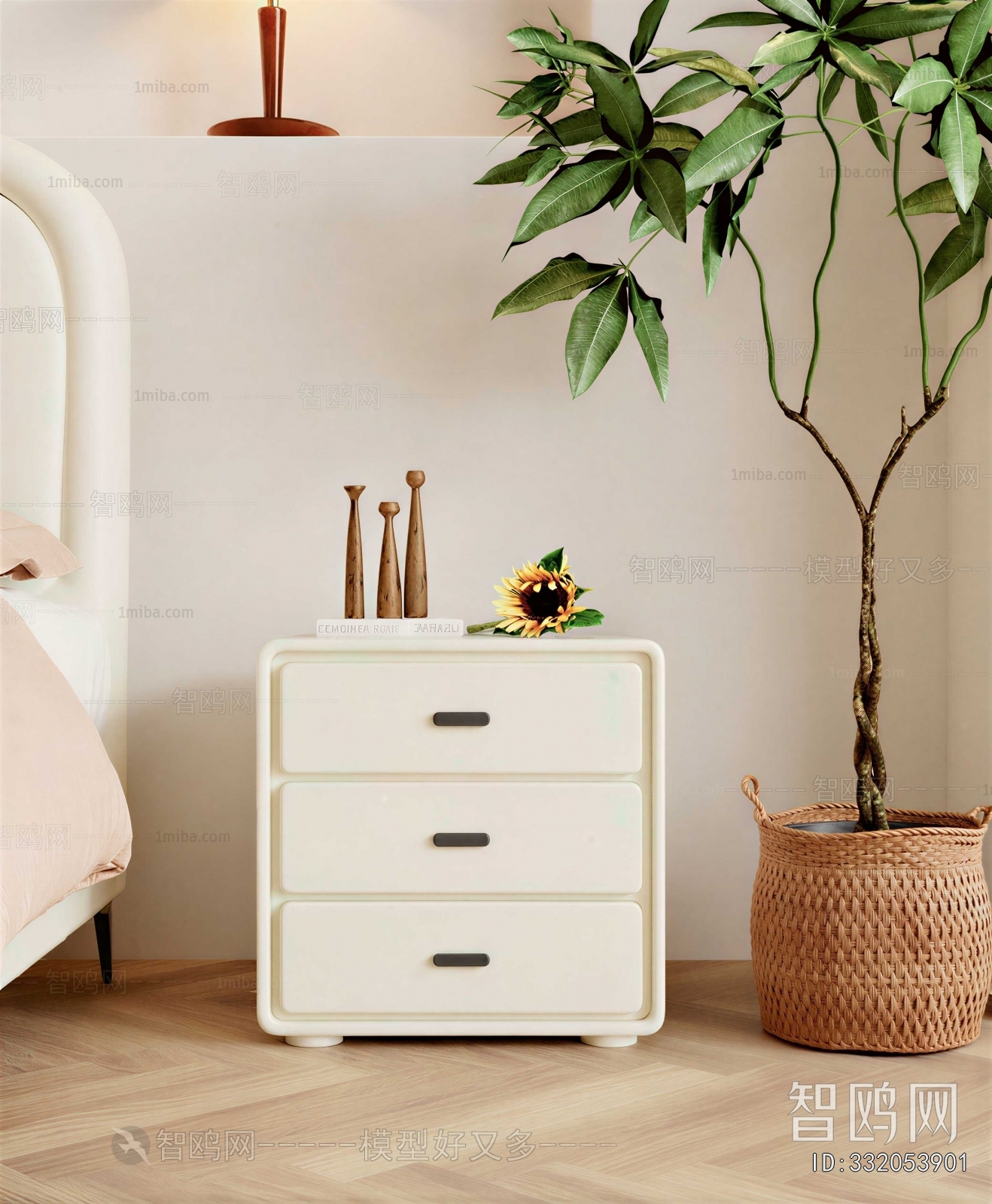 Modern Bedside Cupboard