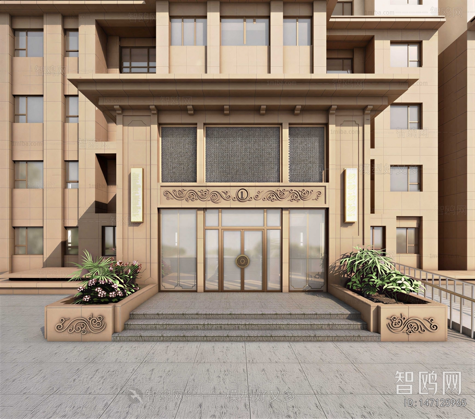 New Chinese Style Facade Element
