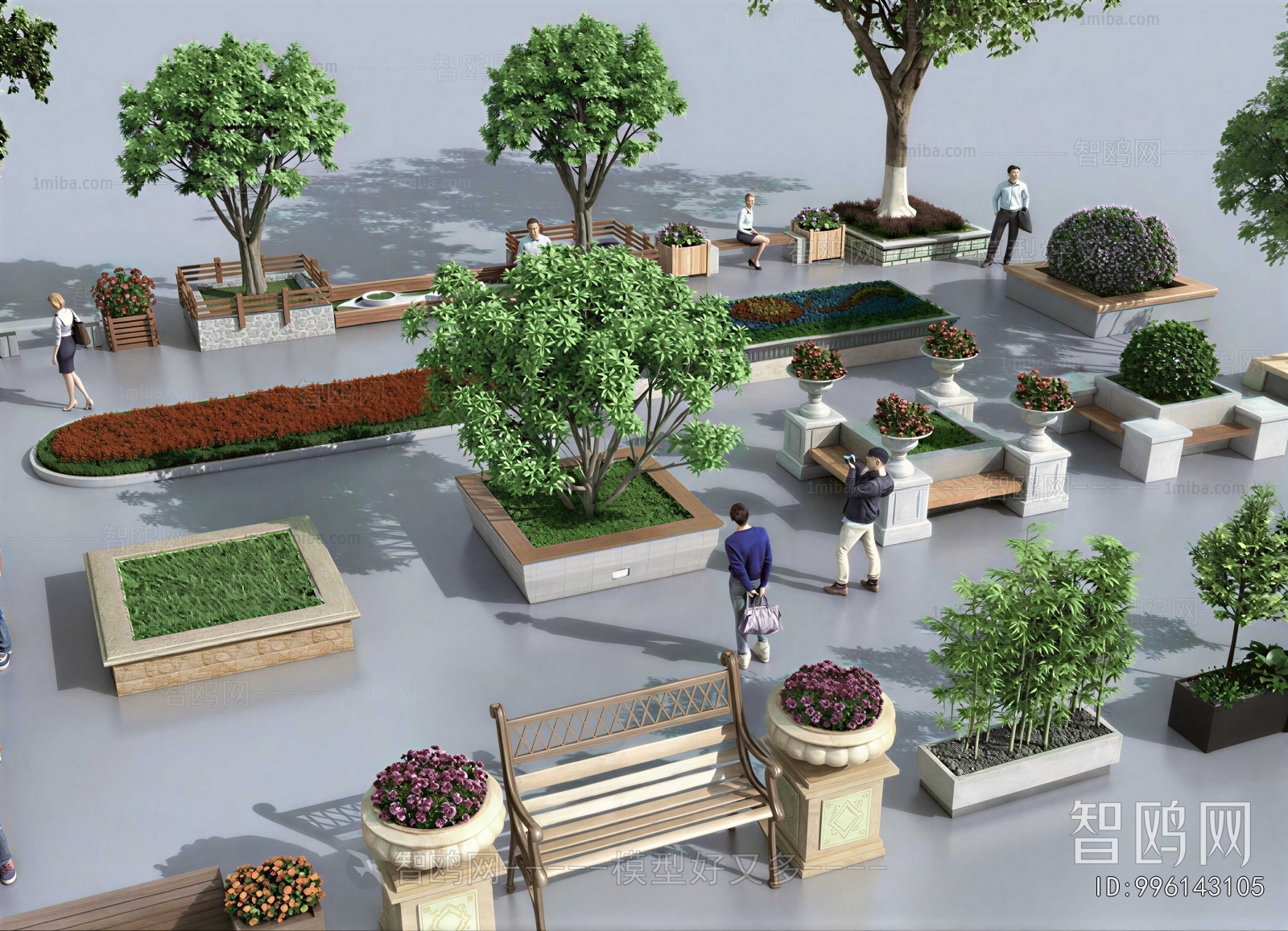 Modern Flower Bed, Flower Bowl, Flower Box