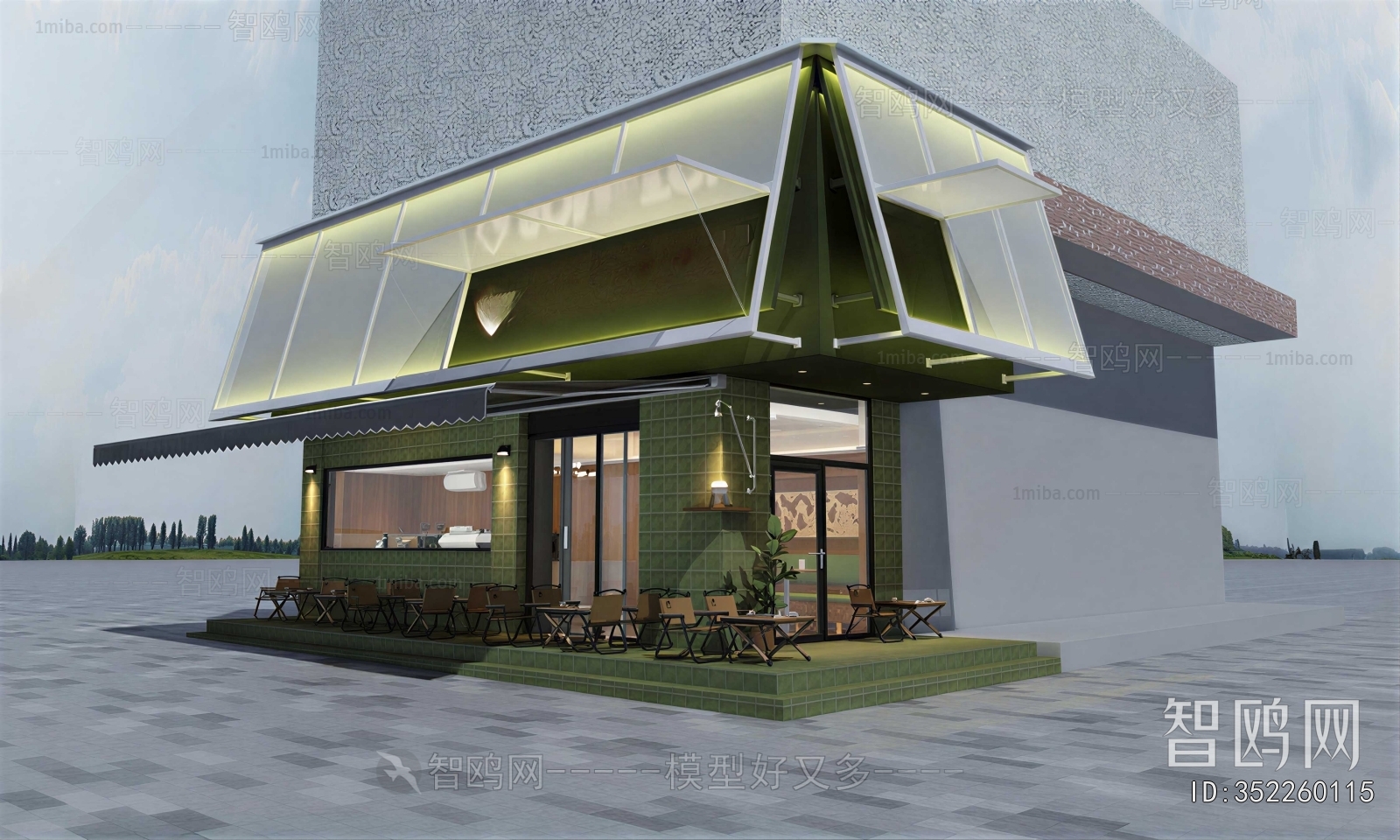 Modern Appearance Of Commercial Building