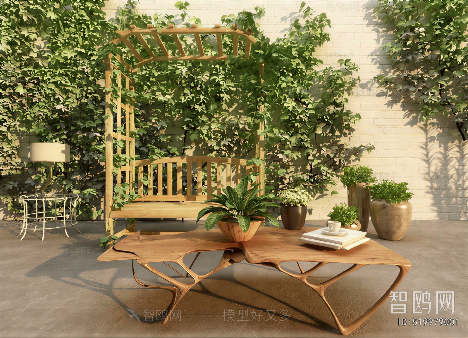 Modern Courtyard/landscape