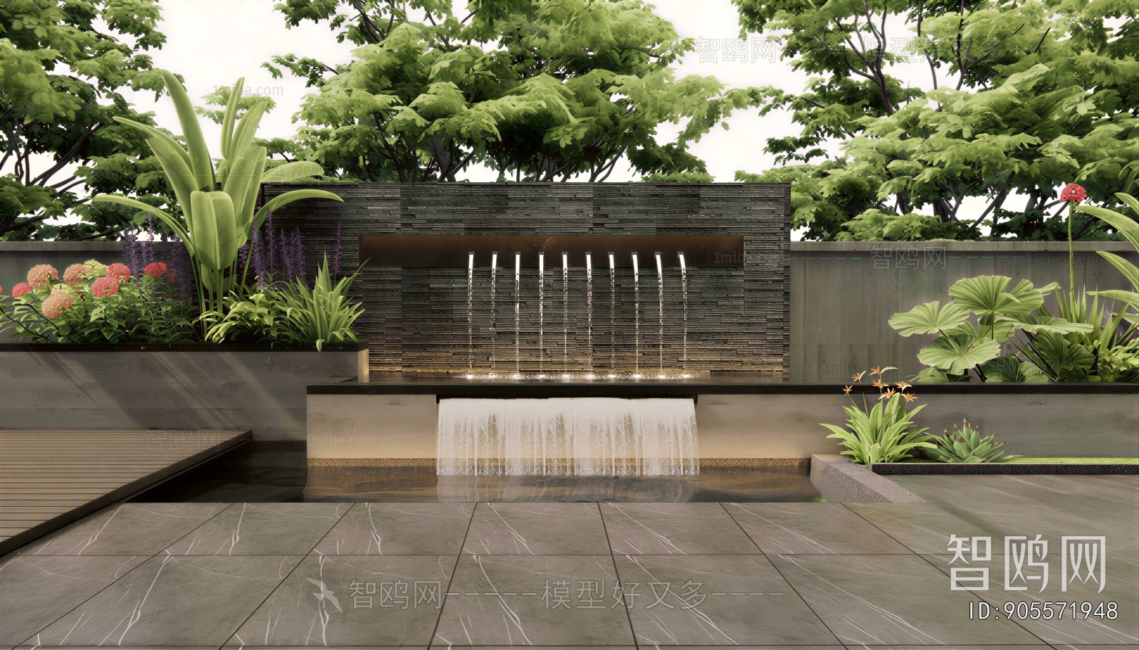 Modern Courtyard/landscape