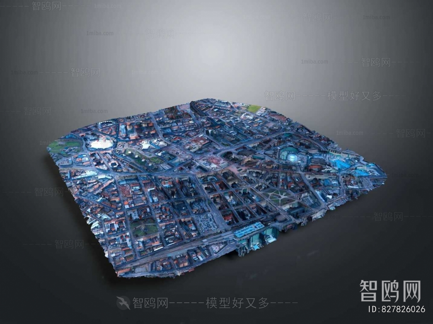 Modern Architectural Bird's-eye View Planning