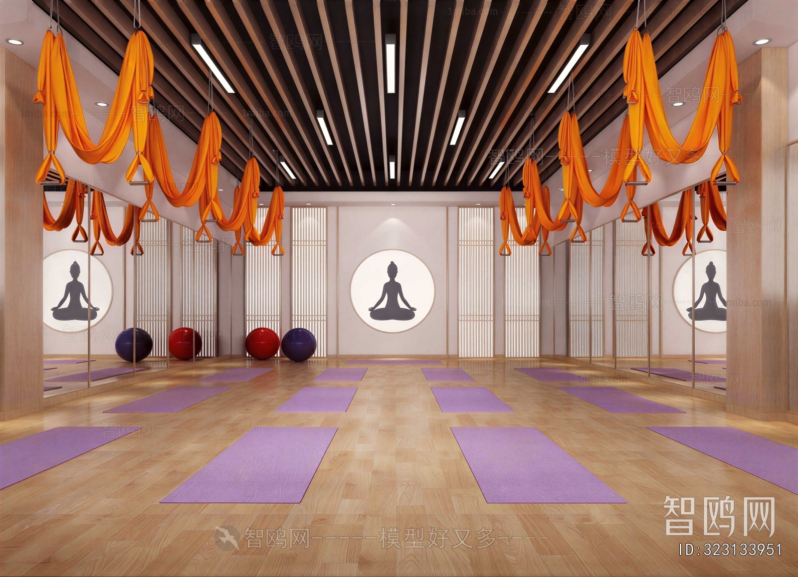Modern Yoga Room