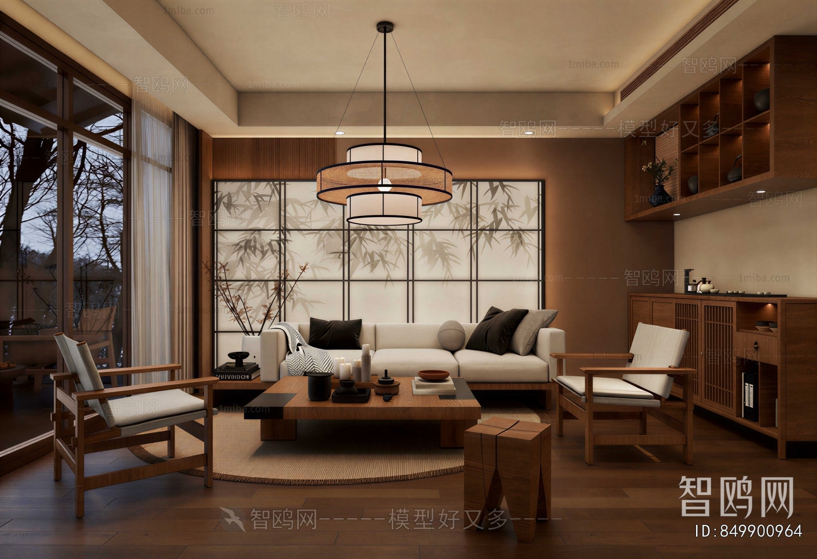 Japanese Style A Living Room