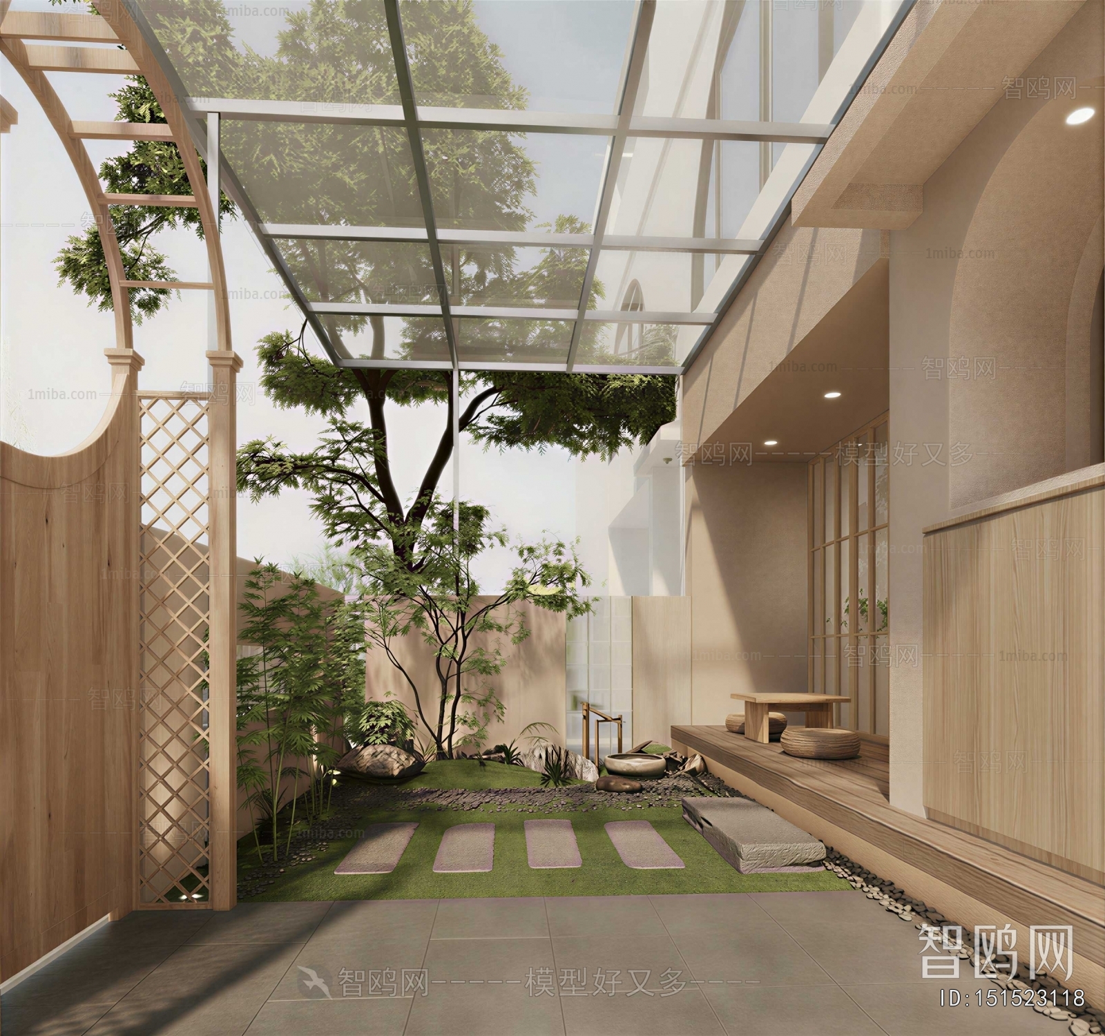 Japanese Style Courtyard/landscape