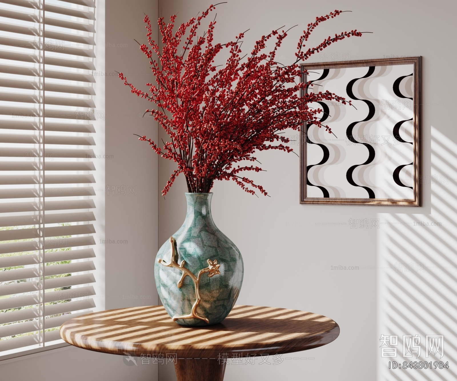 New Chinese Style Flower Arrangement