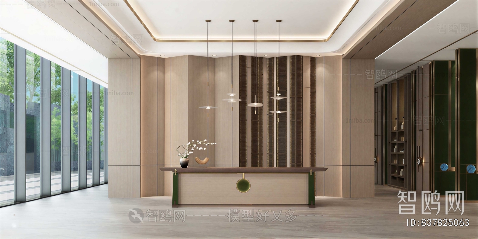 New Chinese Style Lobby Hall