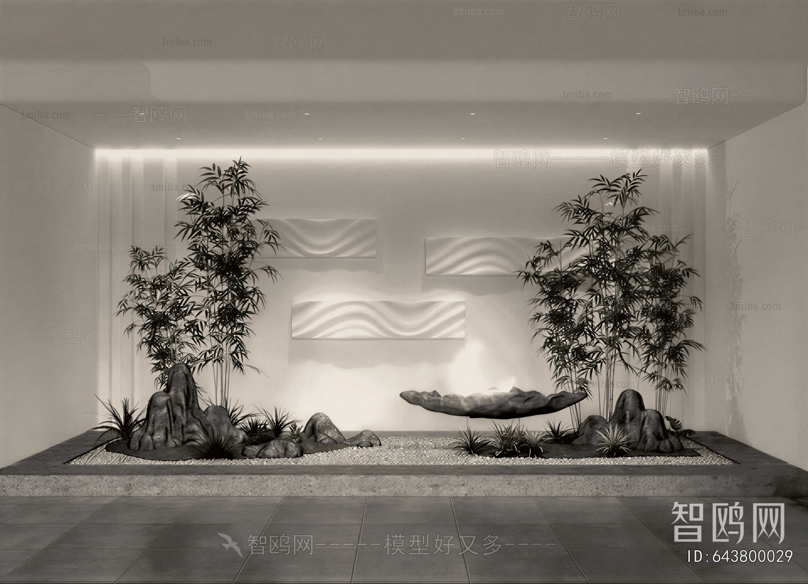 New Chinese Style Plant Landscaping