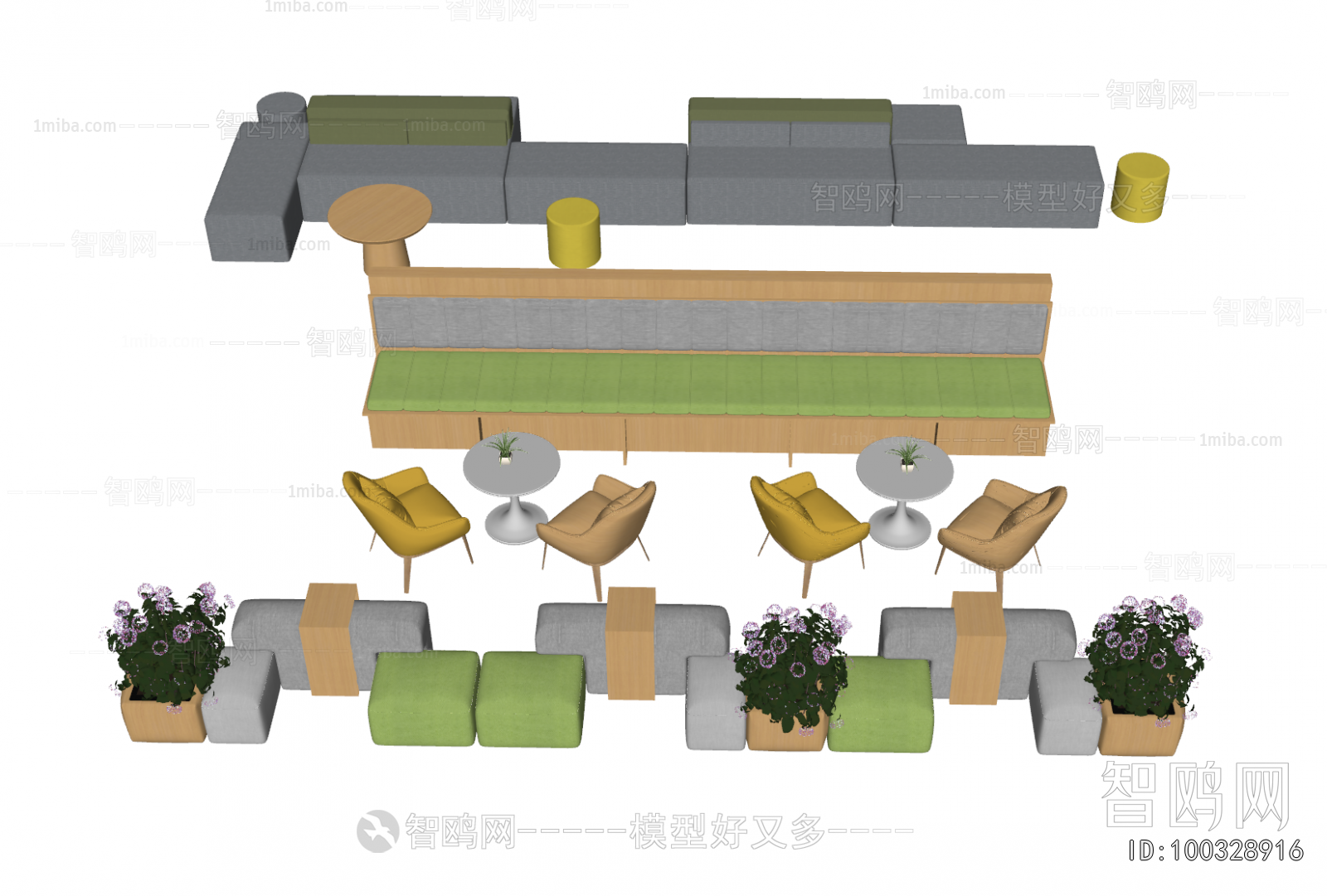 Modern Card Seat Sofa