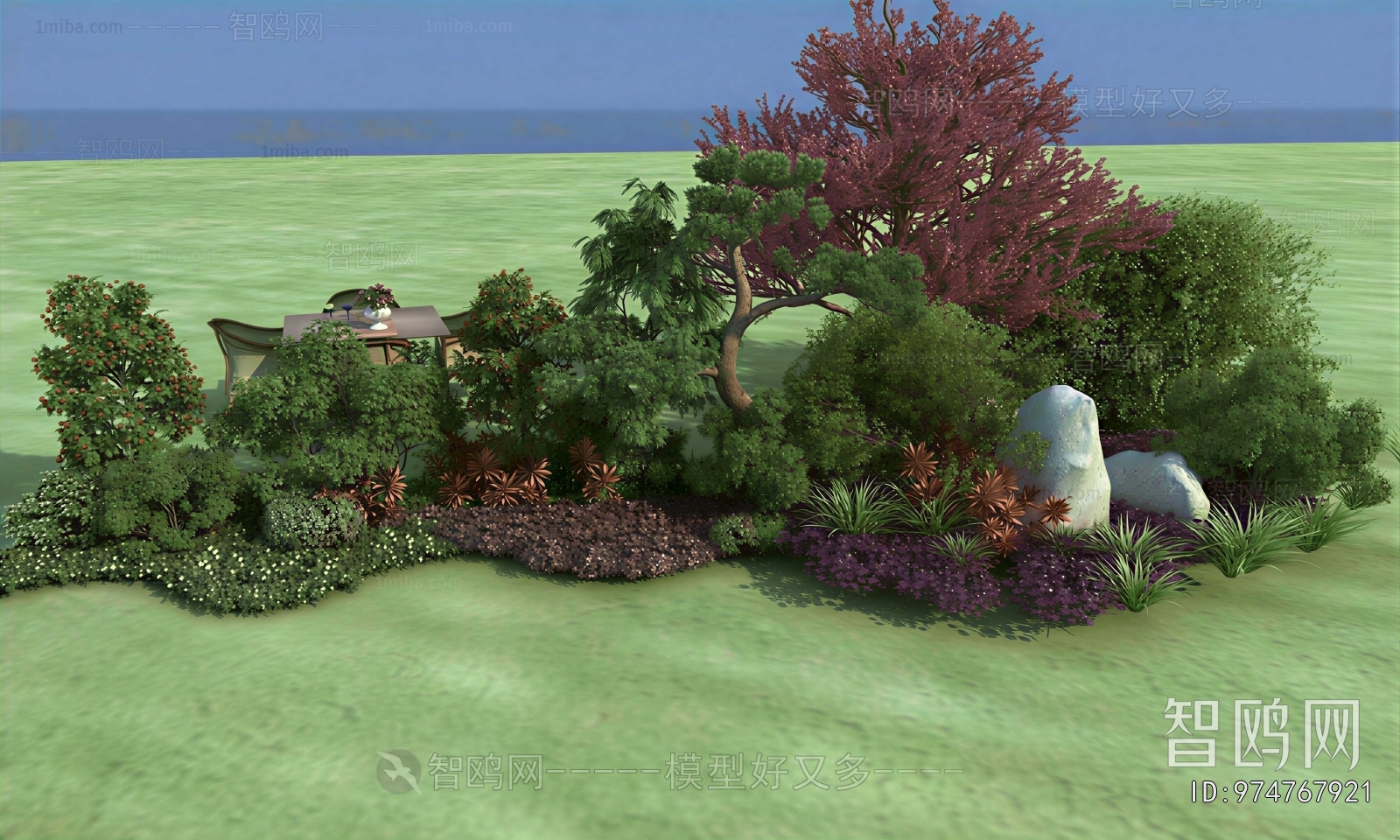 Modern Park Landscape