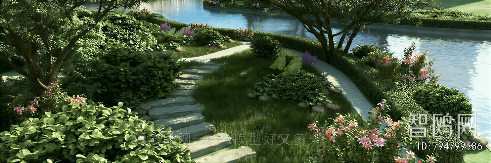 Modern Park Landscape