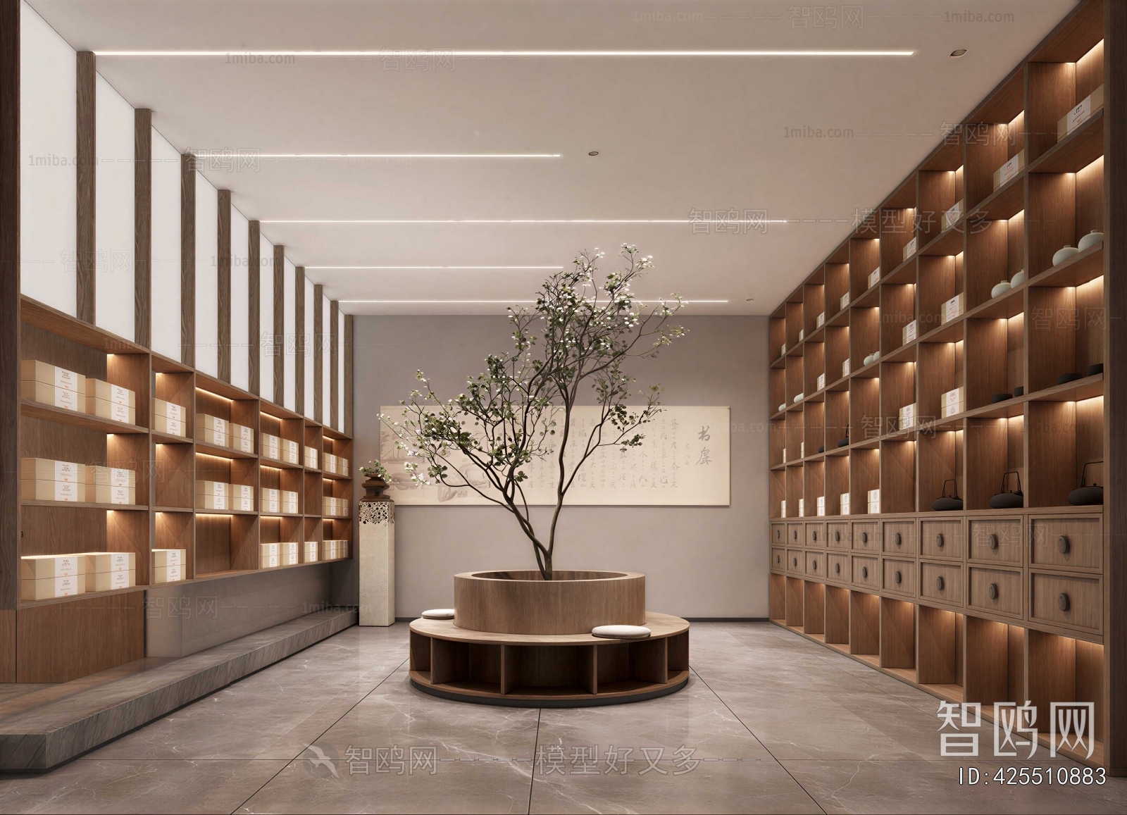 New Chinese Style Exhibition Hall