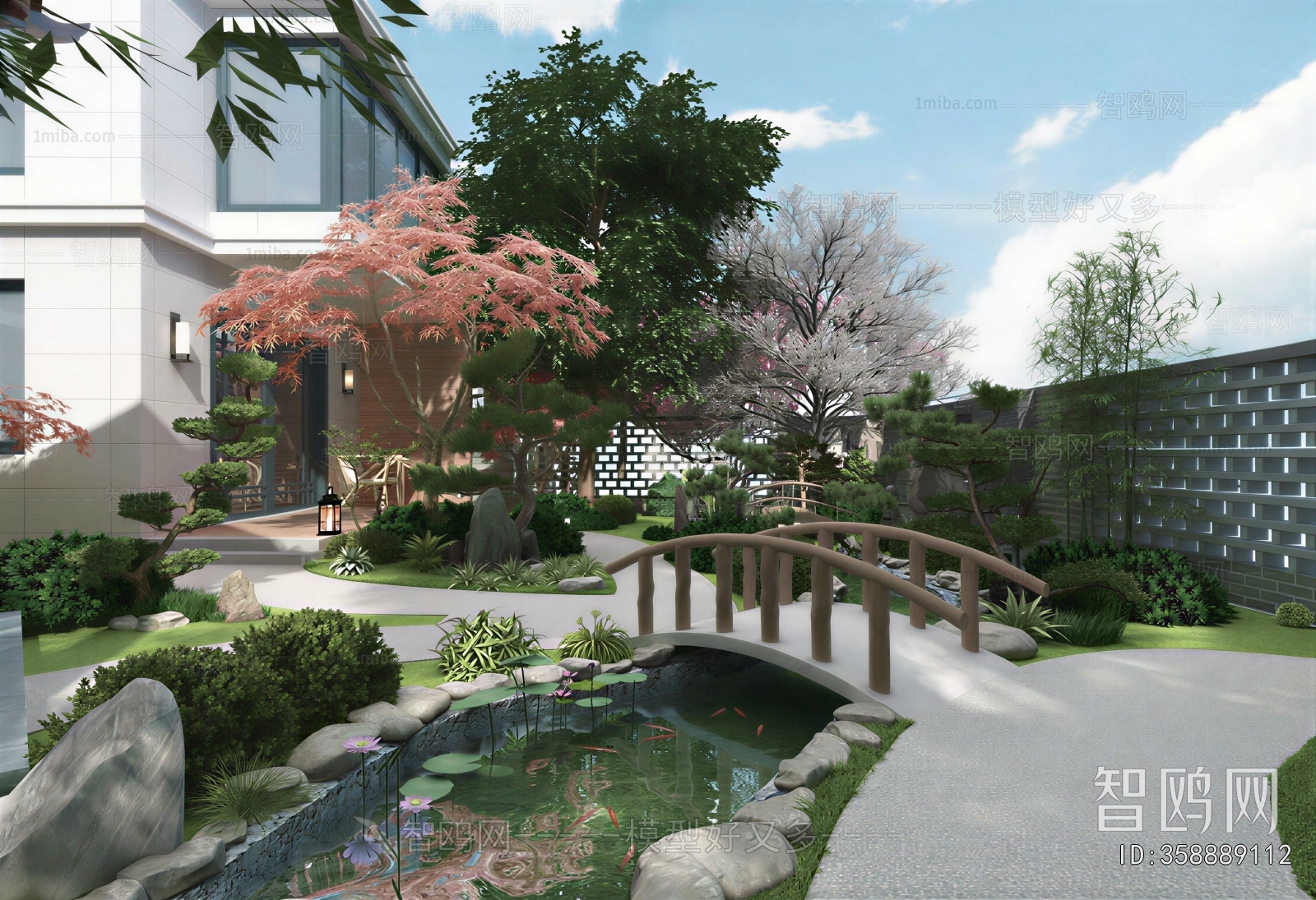 Japanese Style Courtyard/landscape