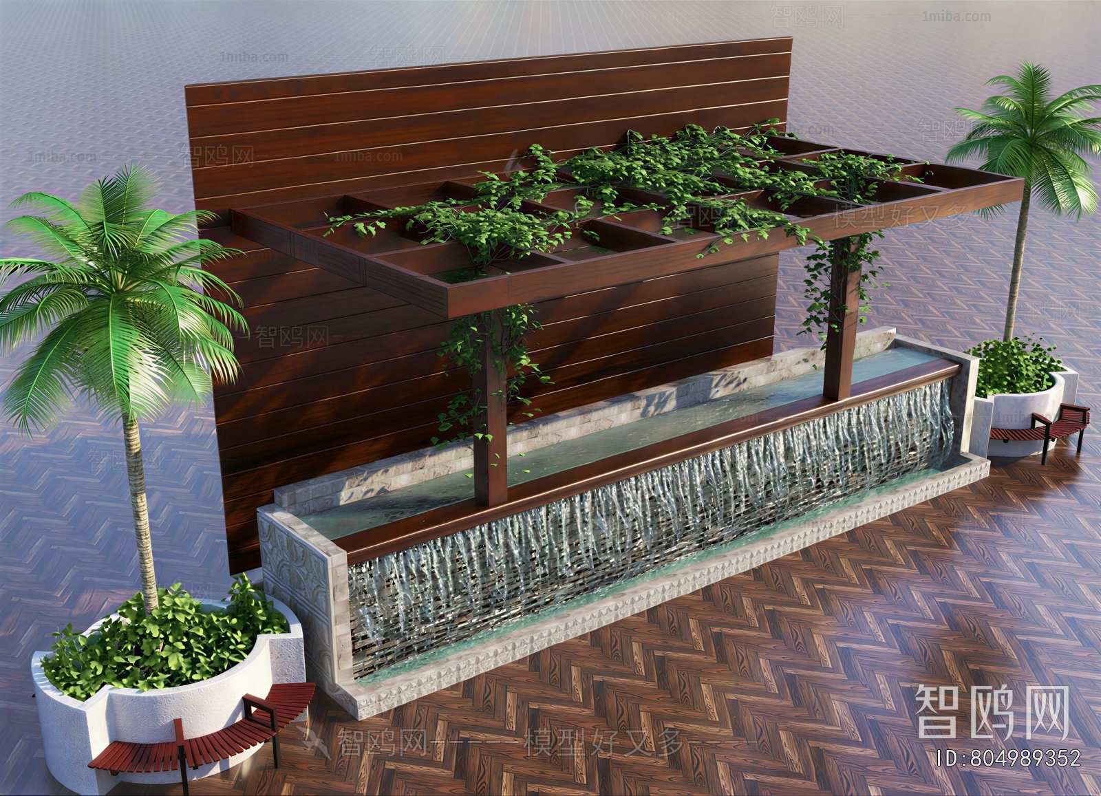 Modern Rockery Waterscape
