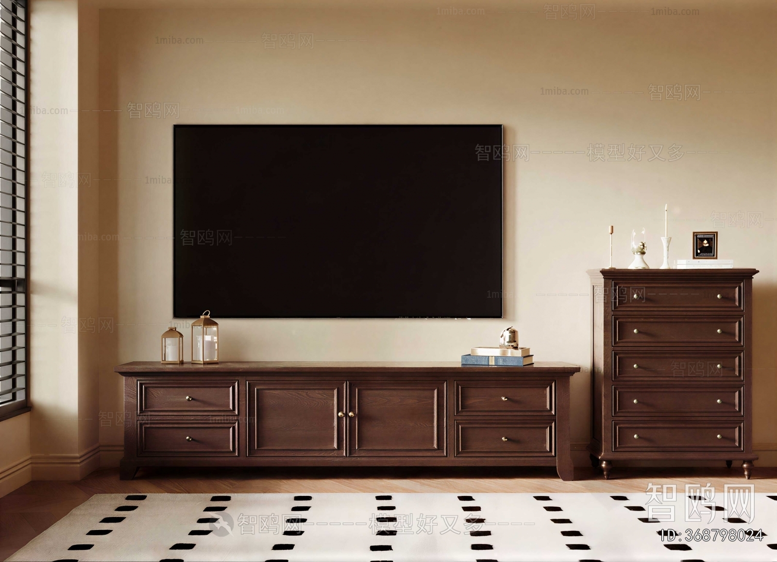 French Style TV Cabinet