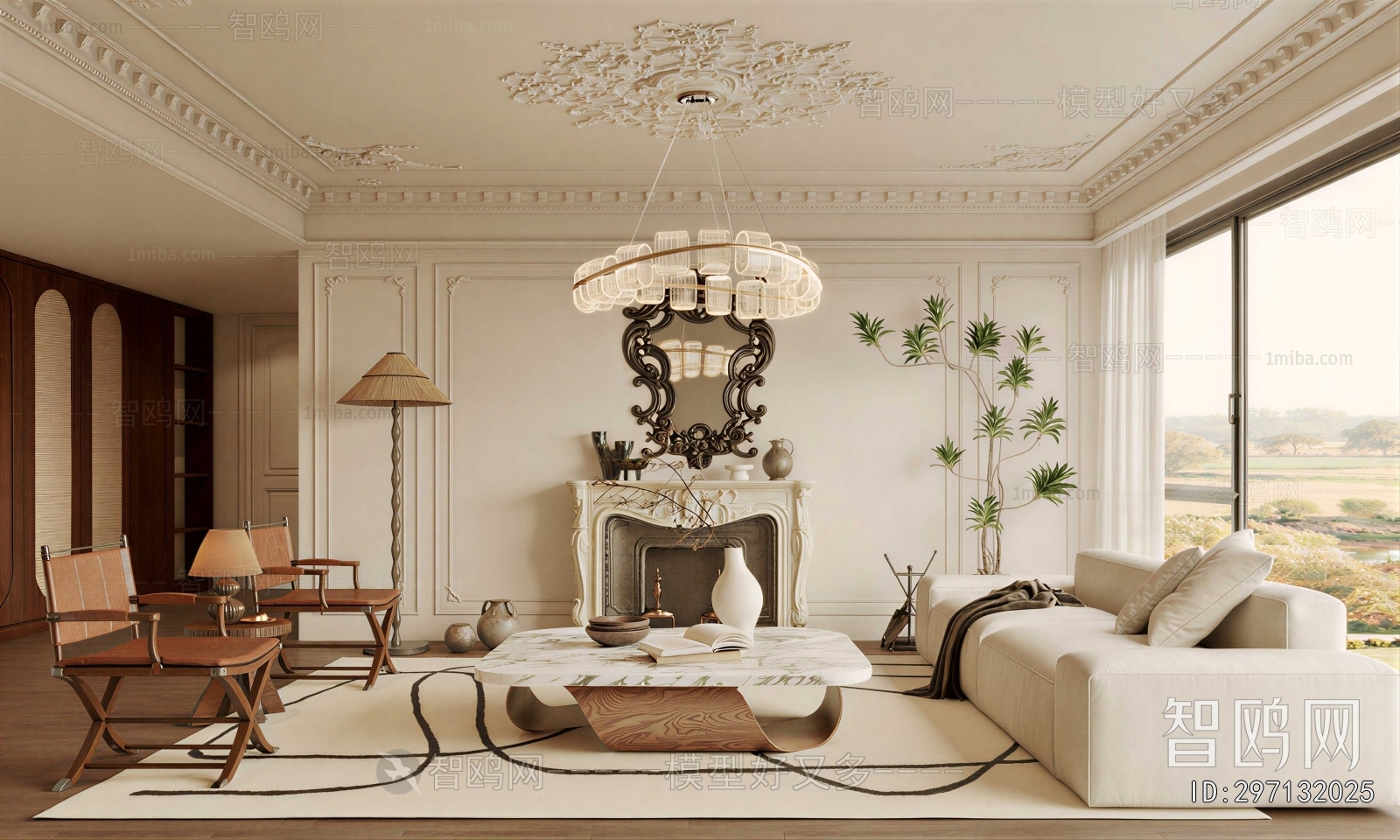 French Style A Living Room