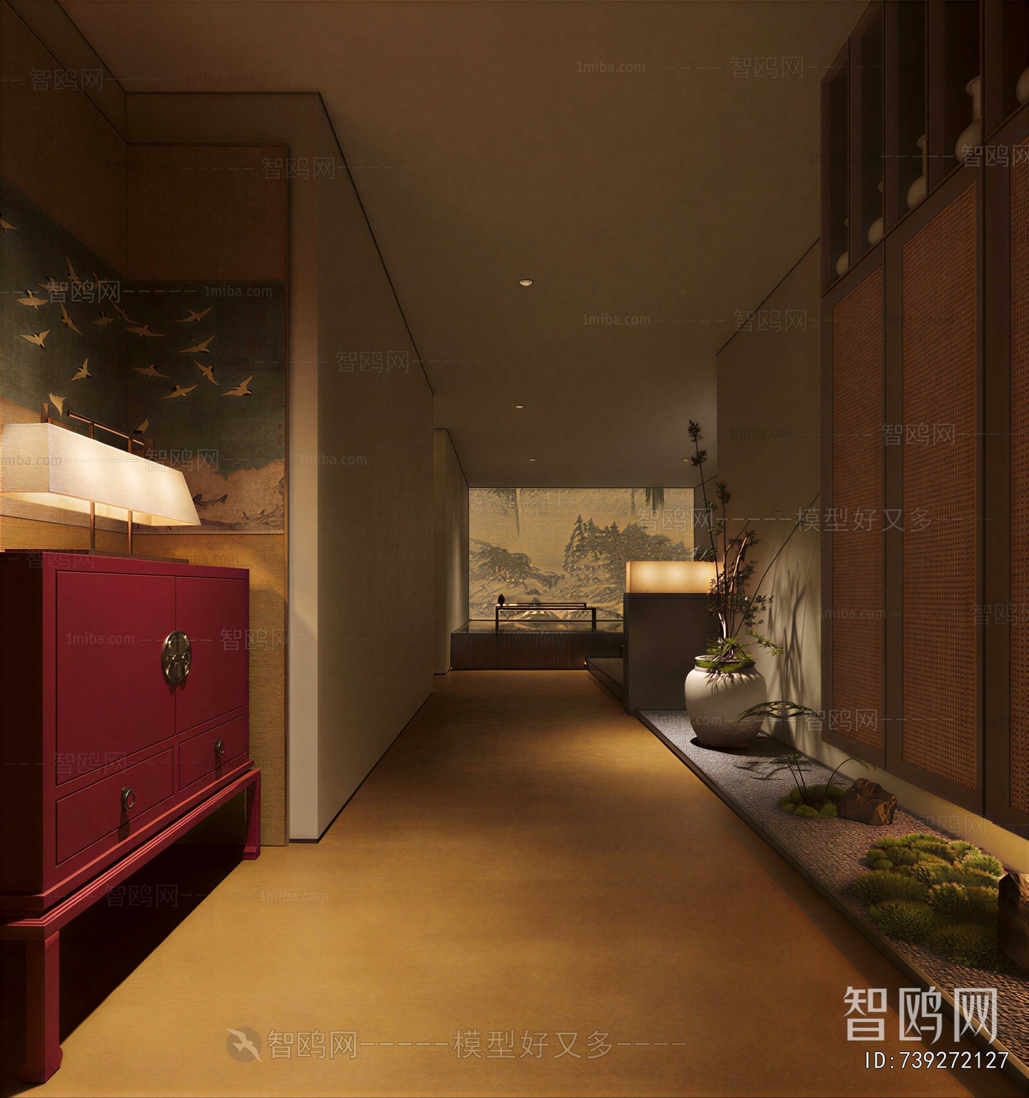New Chinese Style Hallway