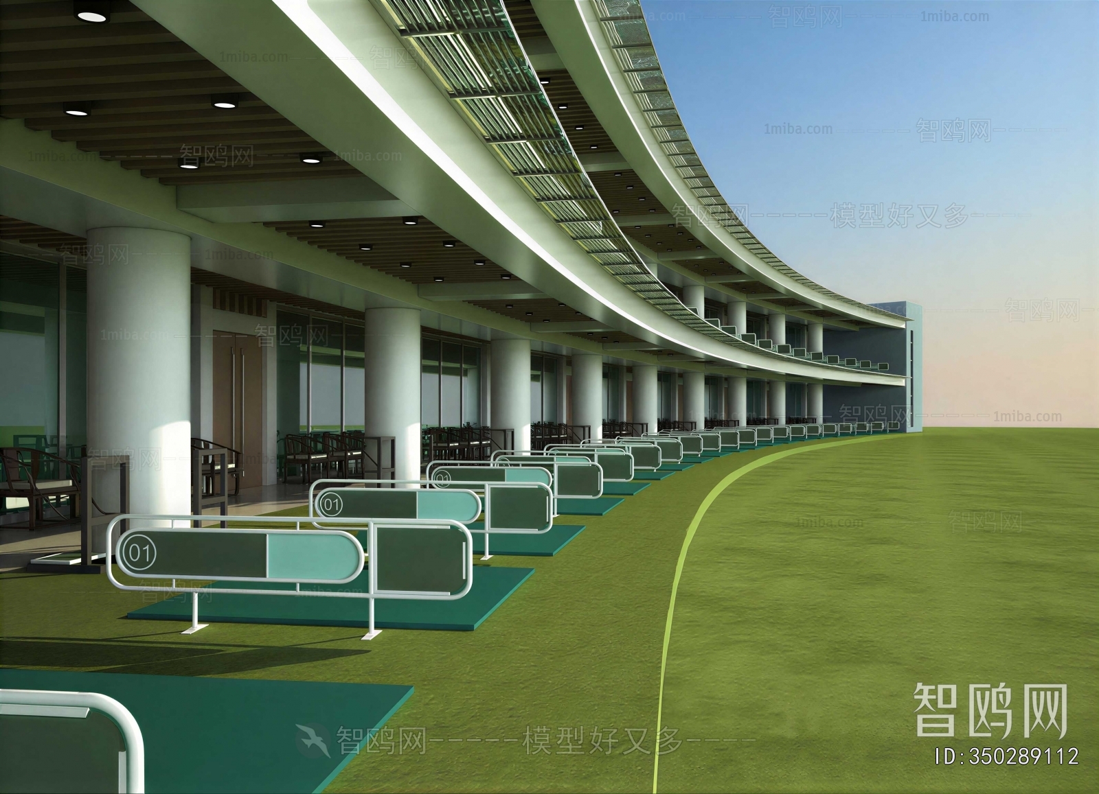 Modern Outdoor Sports Stadium